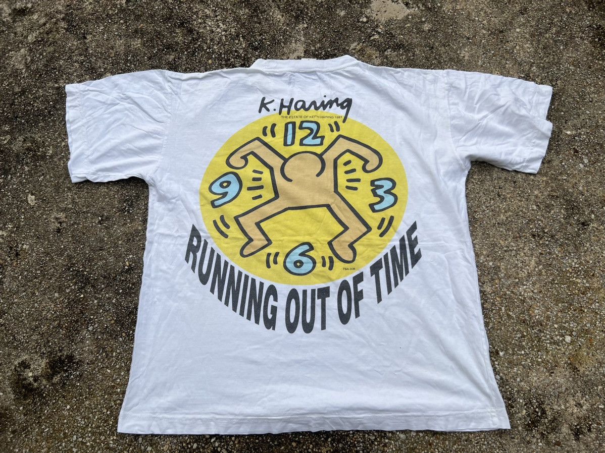 Keith Haring × Vintage Vintage 1991 Keith Haring Spell Out Shirt Size US L / EU 52-54 / 3 - 1 Thumbnail