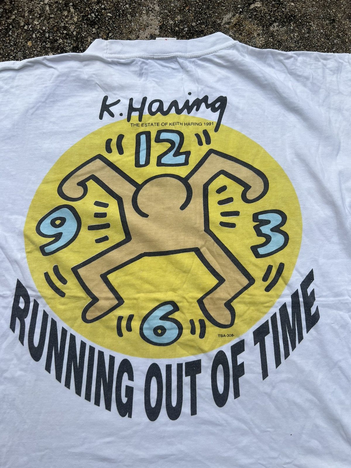 Keith Haring × Vintage Vintage 1991 Keith Haring Spell Out Shirt Size US L / EU 52-54 / 3 - 6 Thumbnail