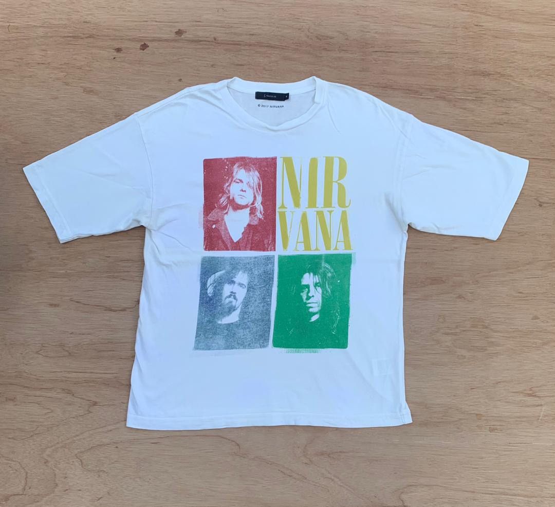 Band Tees Nirvana Tee Kurt Cobain C6 Size US L / EU 52-54 / 3 - 1 Thumbnail