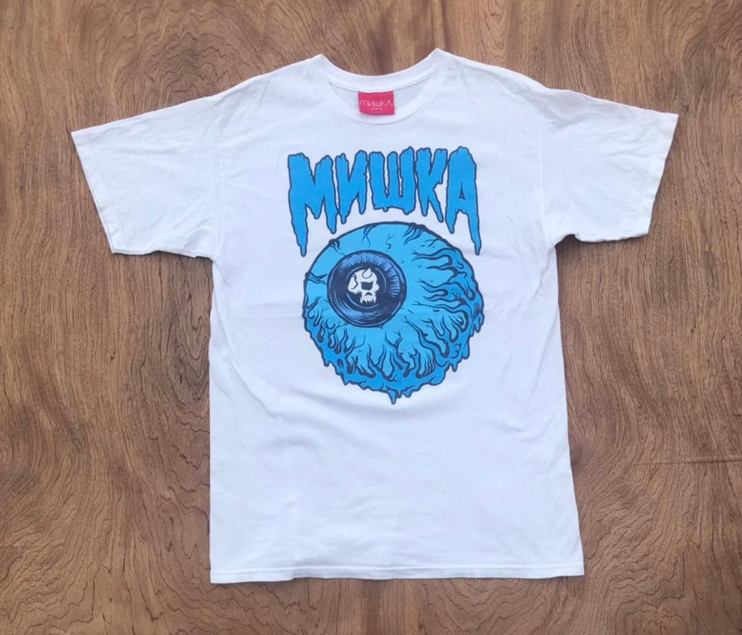 image of Vintage Tee Mnwka Mishka B5 in White, Men's (Size Medium)