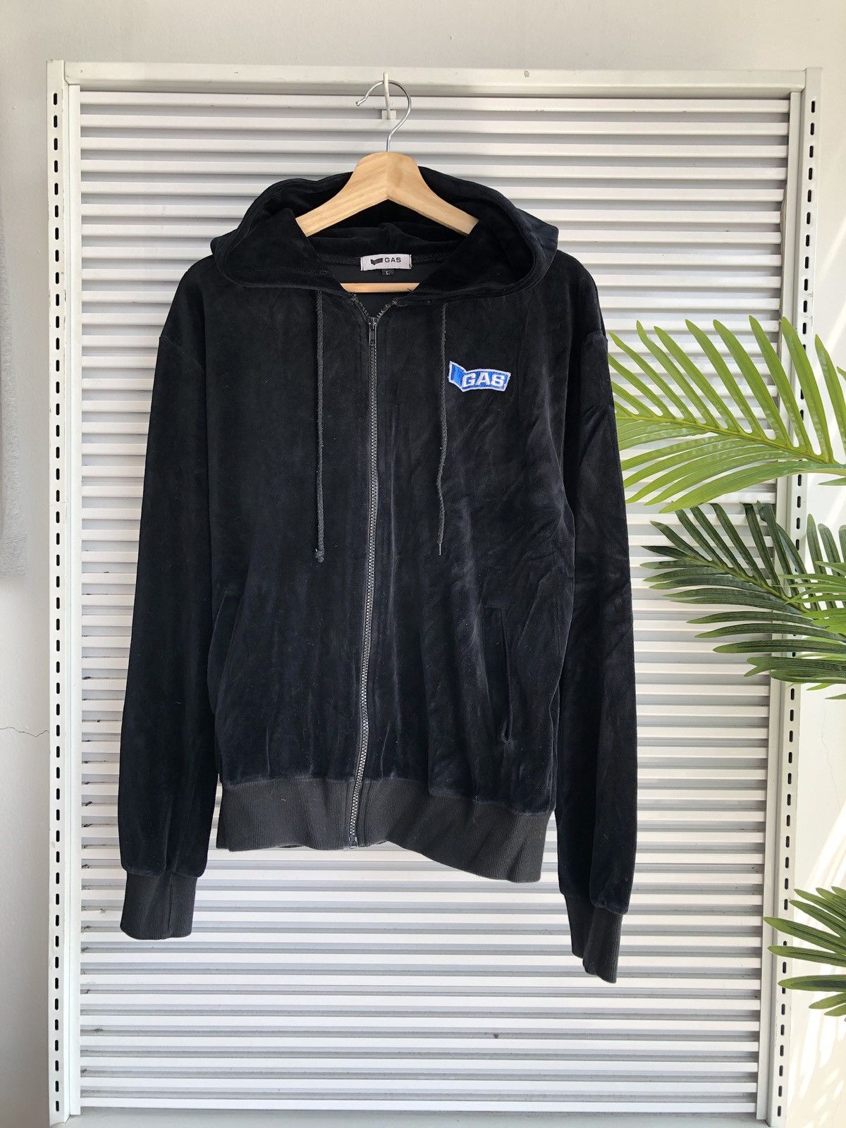 GAS HRC Honda Racing Velvet Zipper Hoodie Size US M / EU 48-50 / 2 - 3 Thumbnail