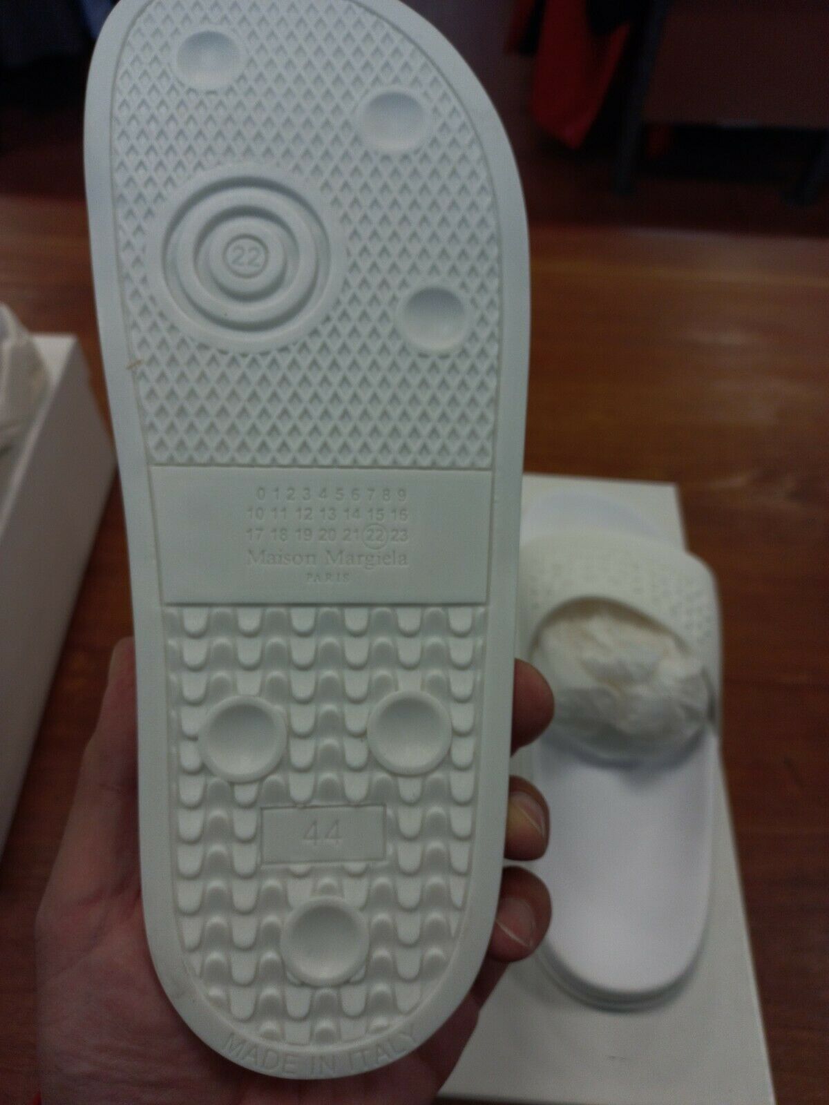 Maison Margiela Slipper S57WX0024 in White Size US 7 / EU 40 - 7 Thumbnail