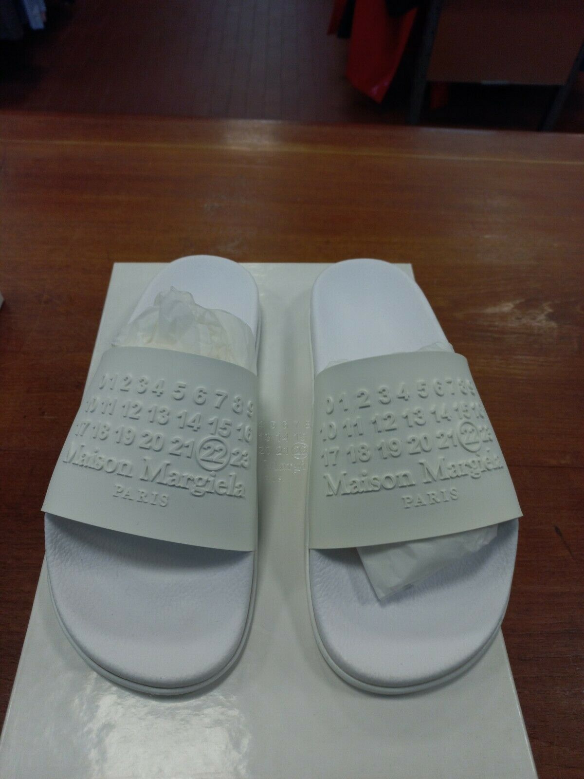 Maison Margiela Slipper S57WX0024 in White Size US 7 / EU 40 - 3 Thumbnail