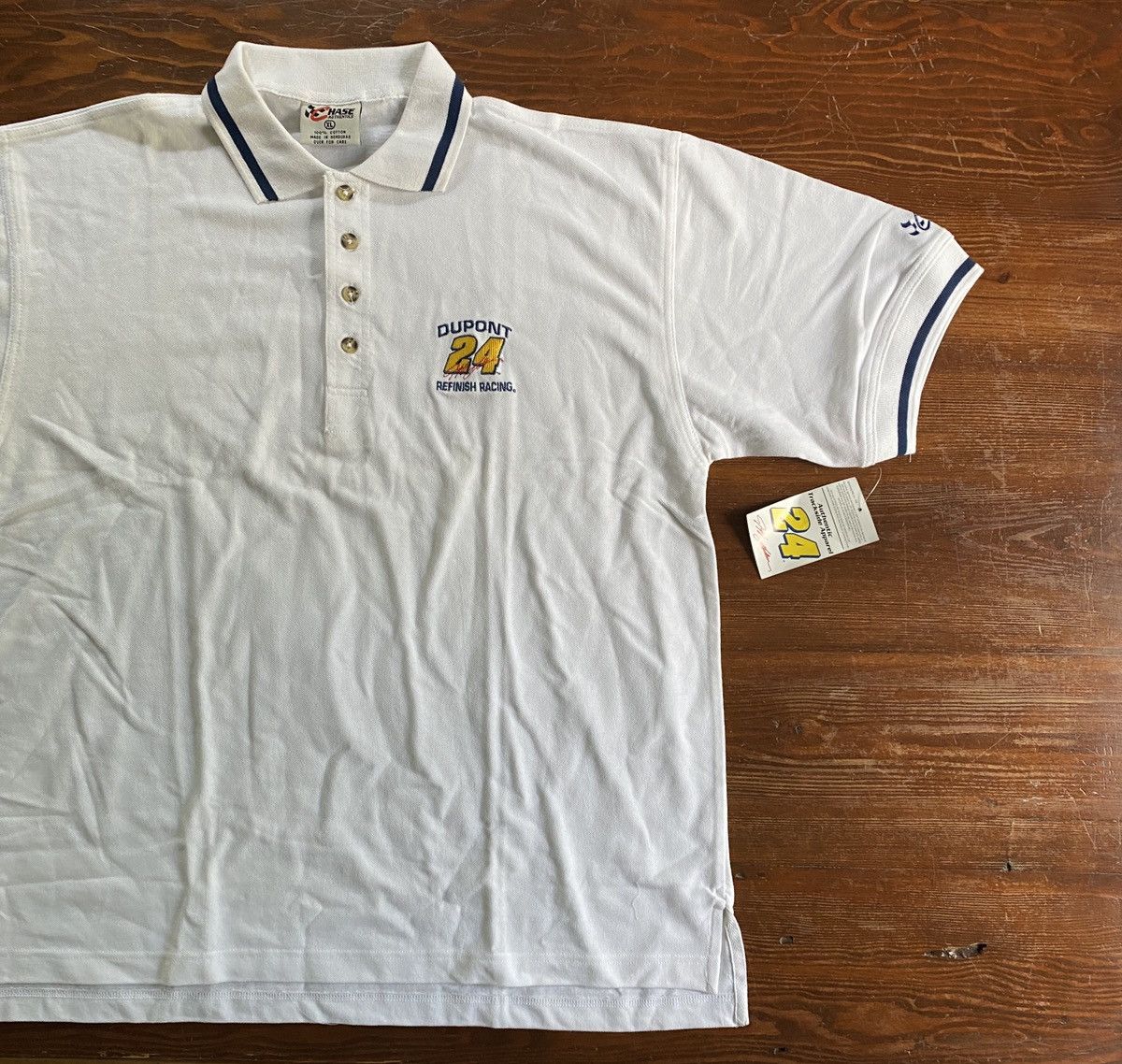 Chase Authentics Vintage NWT 1996 Jeff Gordon Chase Authentics NASCAR Polo Size US XL / EU 56 / 4 - 1 Thumbnail