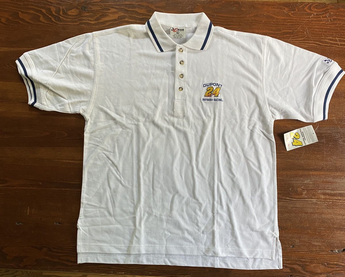 Chase Authentics Vintage NWT 1996 Jeff Gordon Chase Authentics NASCAR Polo Size US XL / EU 56 / 4 - 2 Thumbnail