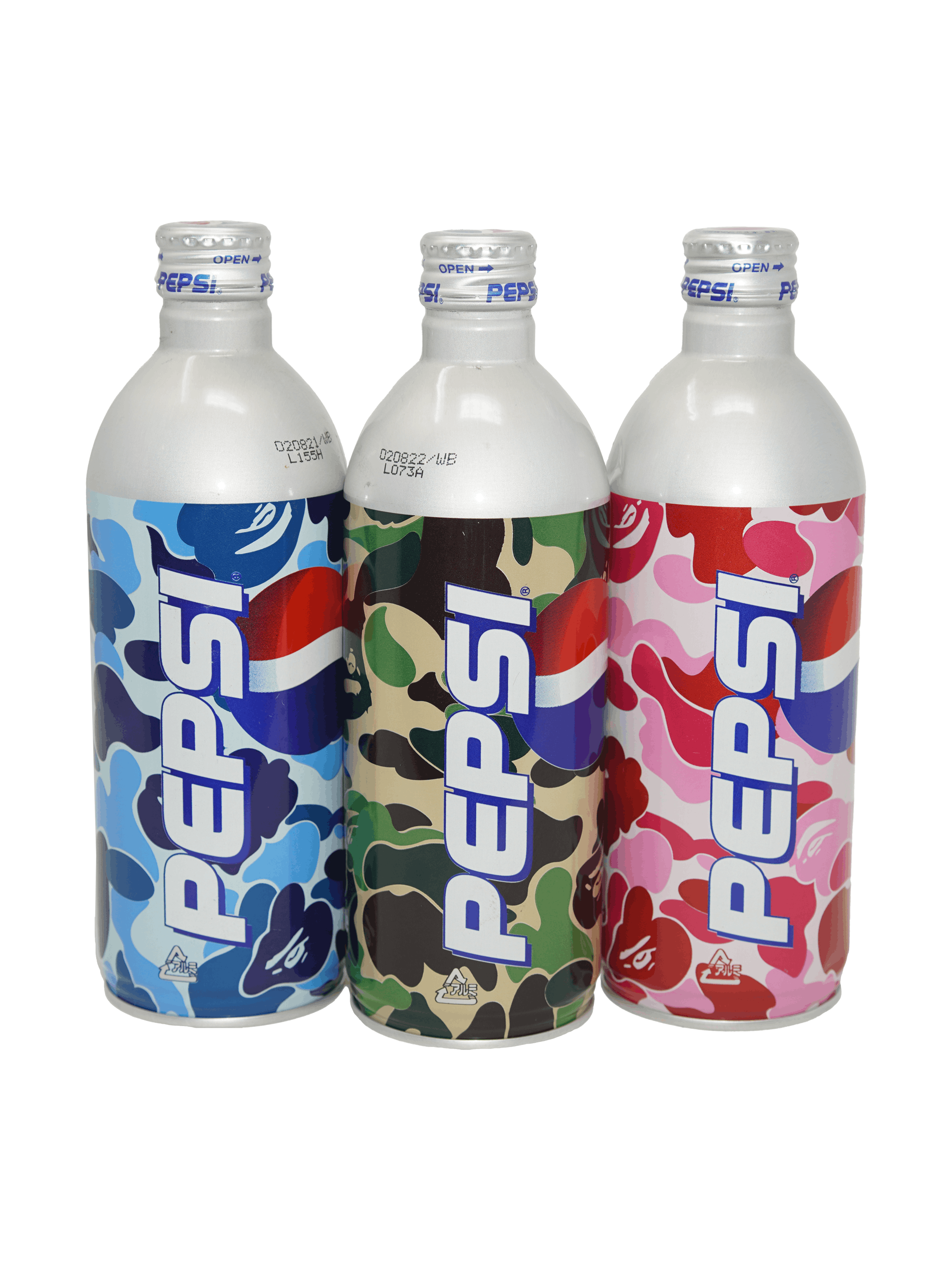 image of Bape x Pepsi 2001 Unopened Abc Camo Pepsi Tall Cans, Men's
