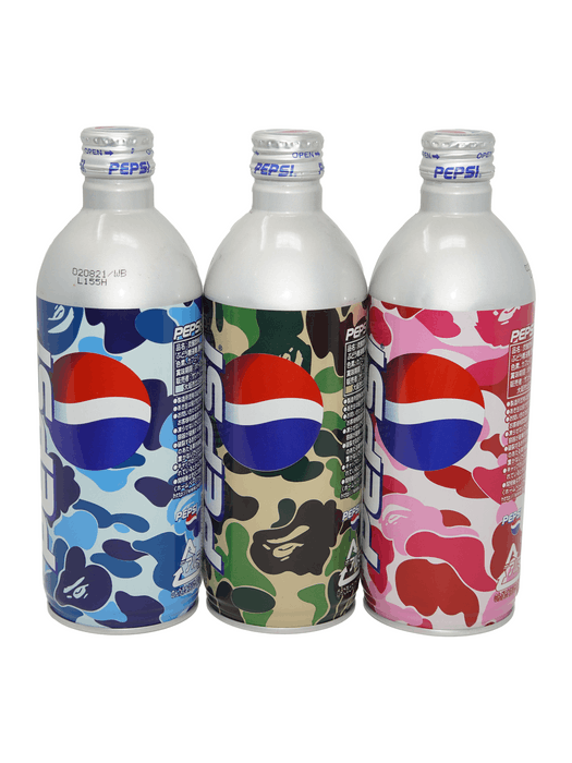 Bape 2001 Unopened ABC Camo Pepsi Tall Cans | Grailed