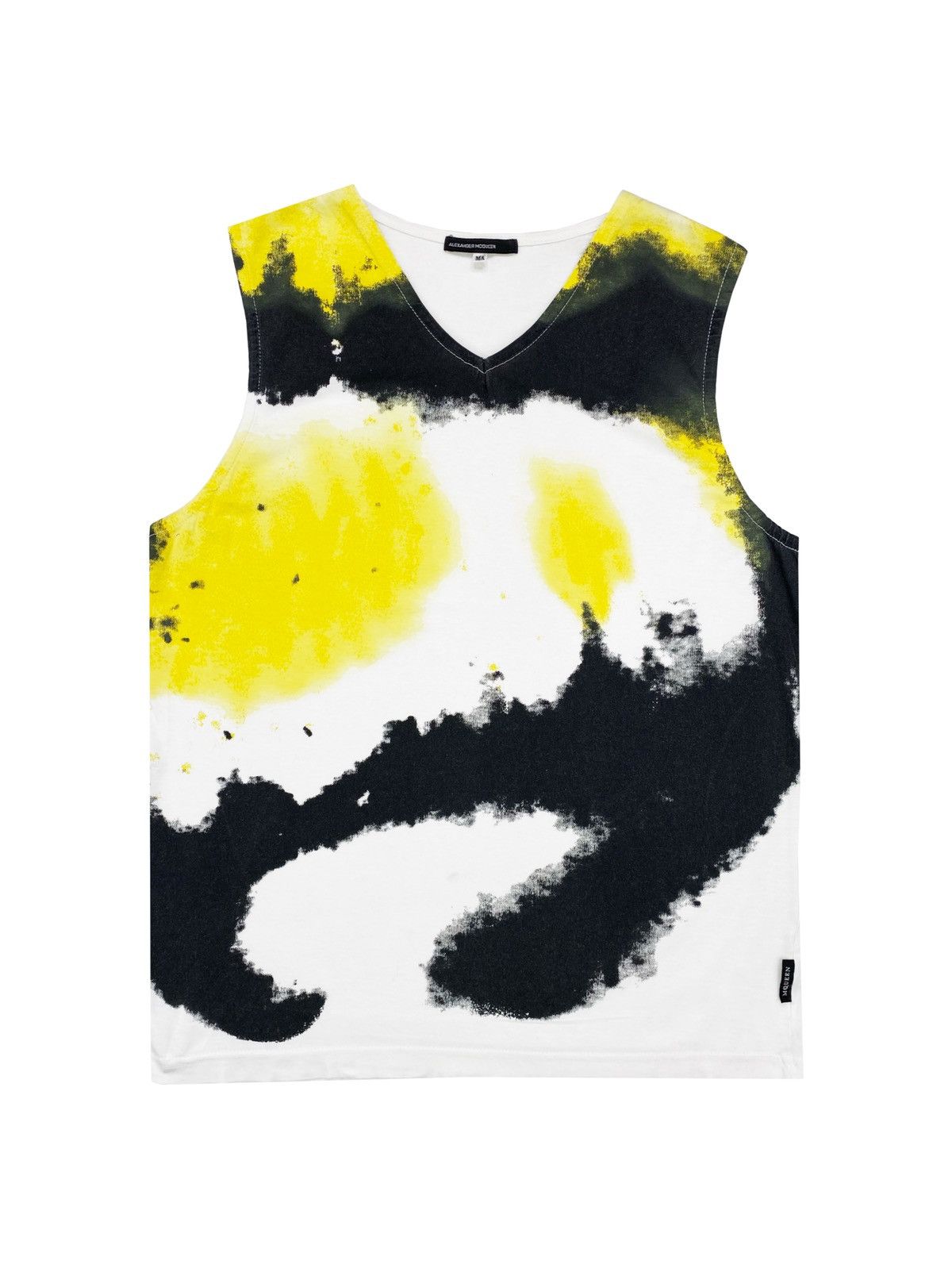 Alexander McQueen SS99 Alexander McQueen Robotic Spray Paint Neon Tank