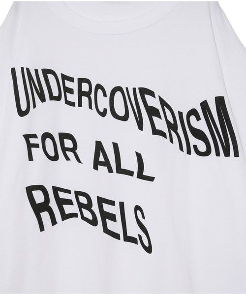 Jun Takahashi × Undercover Undercover "For All Rebels" Warped Print Oversize T-Shirt Size US XL / EU 56 / 4 - 4 Thumbnail