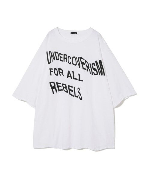 Jun Takahashi × Undercover Undercover "For All Rebels" Warped Print Oversize T-Shirt Size US XL / EU 56 / 4 - 1 Thumbnail