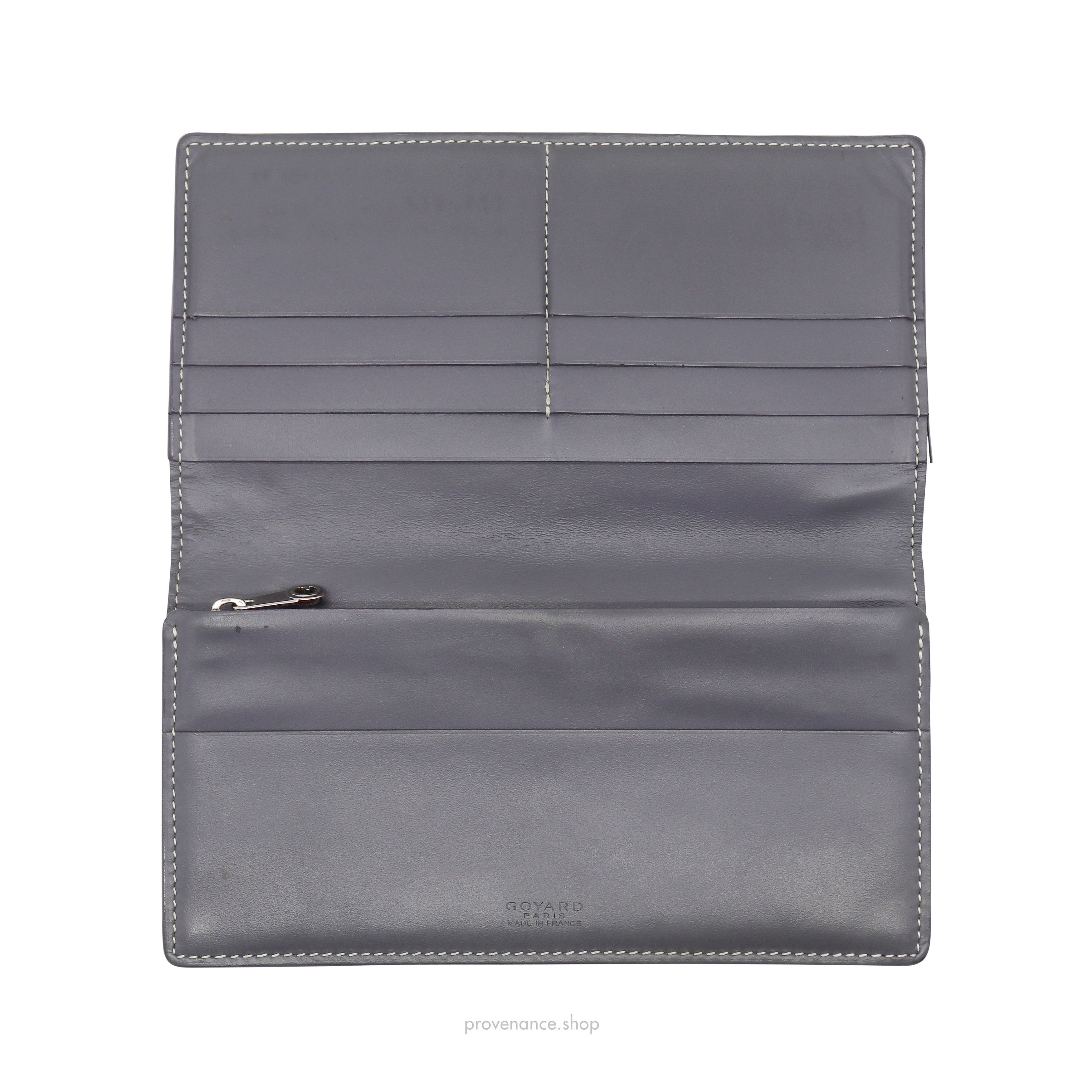 Goyard 🔴 Richelieu Long Wallet - Grey Goyardine Size ONE SIZE - 7 Thumbnail