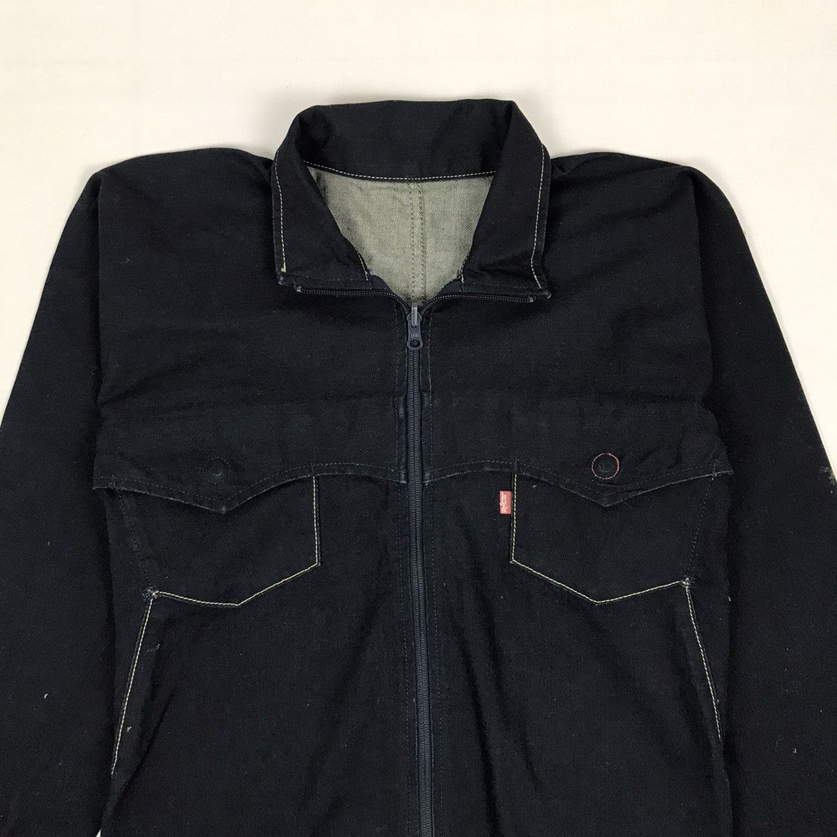 Levi's × Vintage Vintage Rare design Levis Engineered Denim Jacket Size US S / EU 44-46 / 1 - 4 Thumbnail