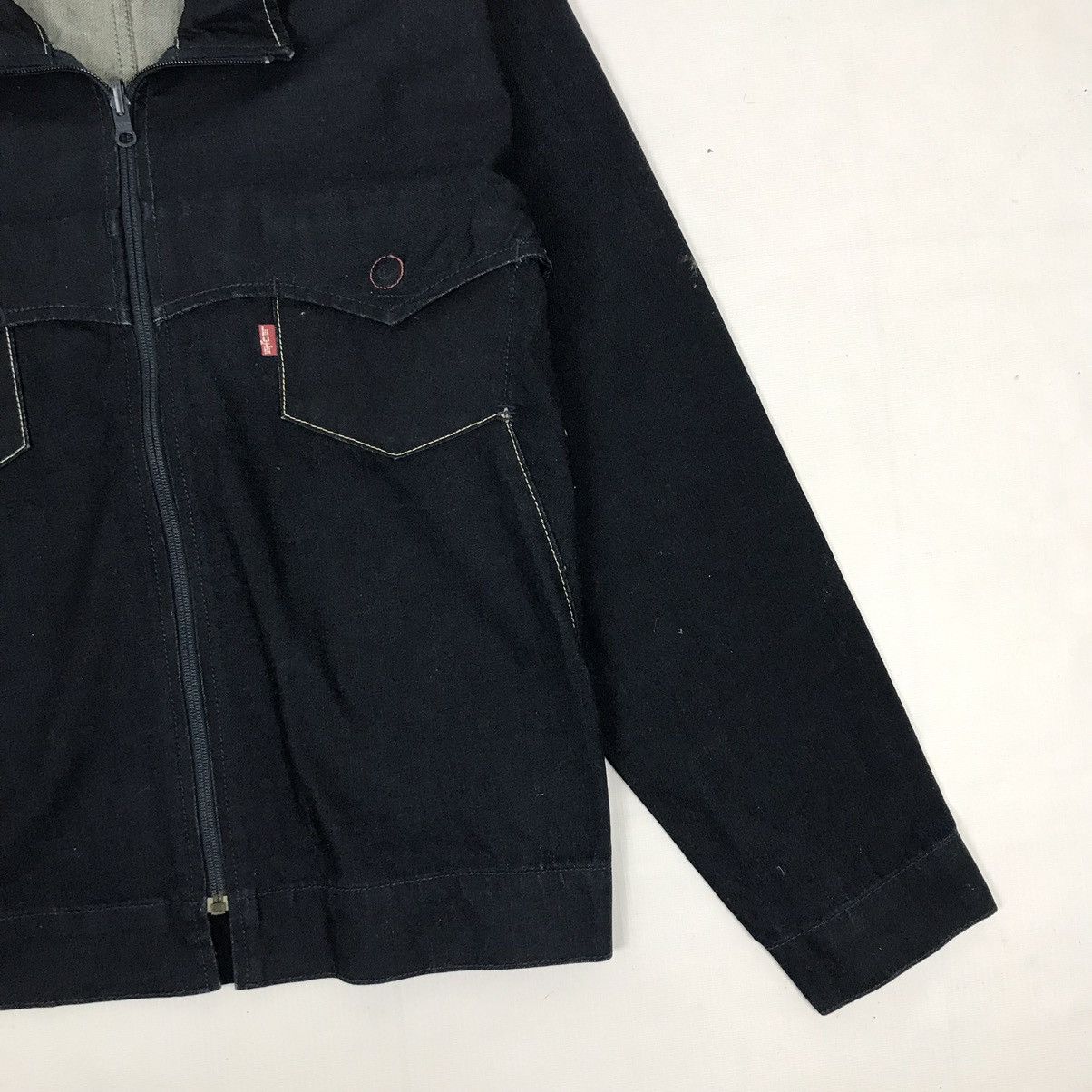 Levi's × Vintage Vintage Rare design Levis Engineered Denim Jacket Size US S / EU 44-46 / 1 - 3 Thumbnail