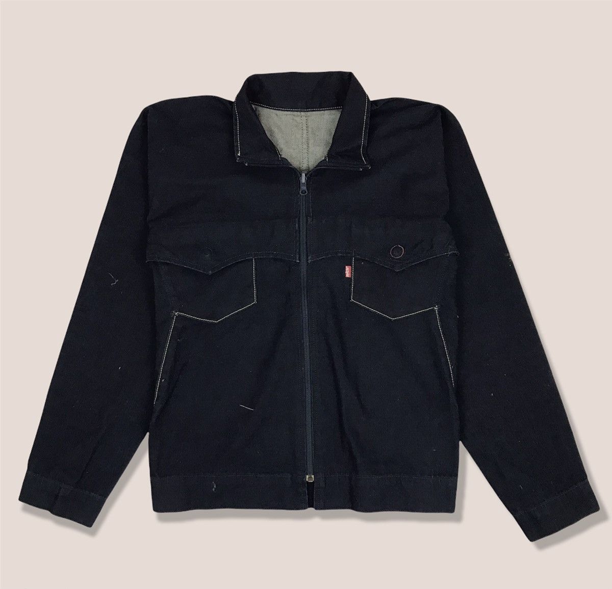 Levi's × Vintage Vintage Rare design Levis Engineered Denim Jacket Size US S / EU 44-46 / 1 - 1 Thumbnail