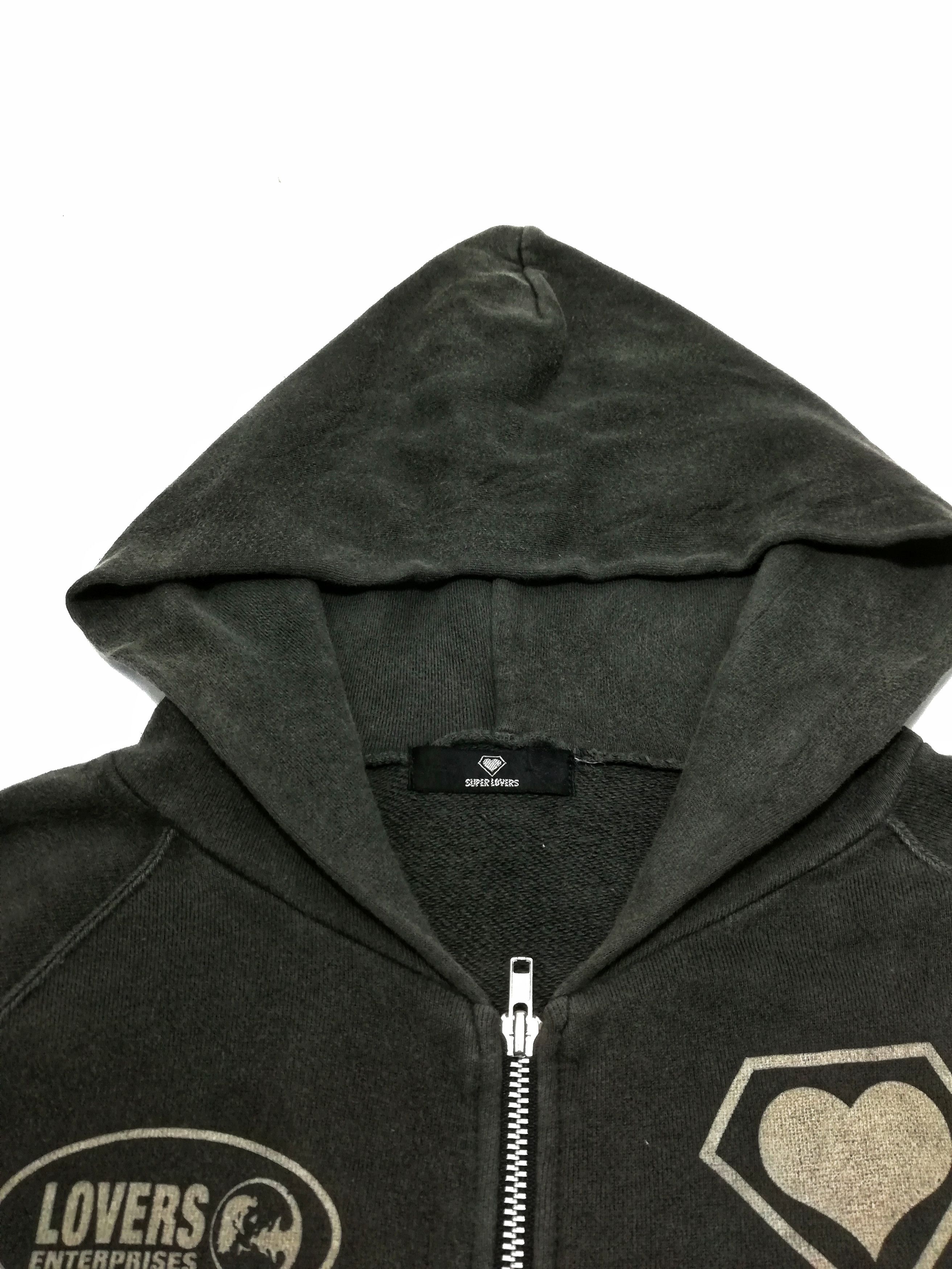 Japanese Brand 🔥Super Lovers Enterprises We Don't Move Black Zipper Hoodi Size US S / EU 44-46 / 1 - 7 Thumbnail
