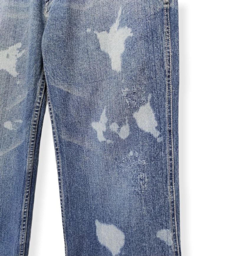 Bleach × Japanese Brand × Vintage 🔥VERY RARE! JUNGLE STORM Vintage Bleach Wash Denim Pants Size US 30 / EU 46 - 7 Thumbnail