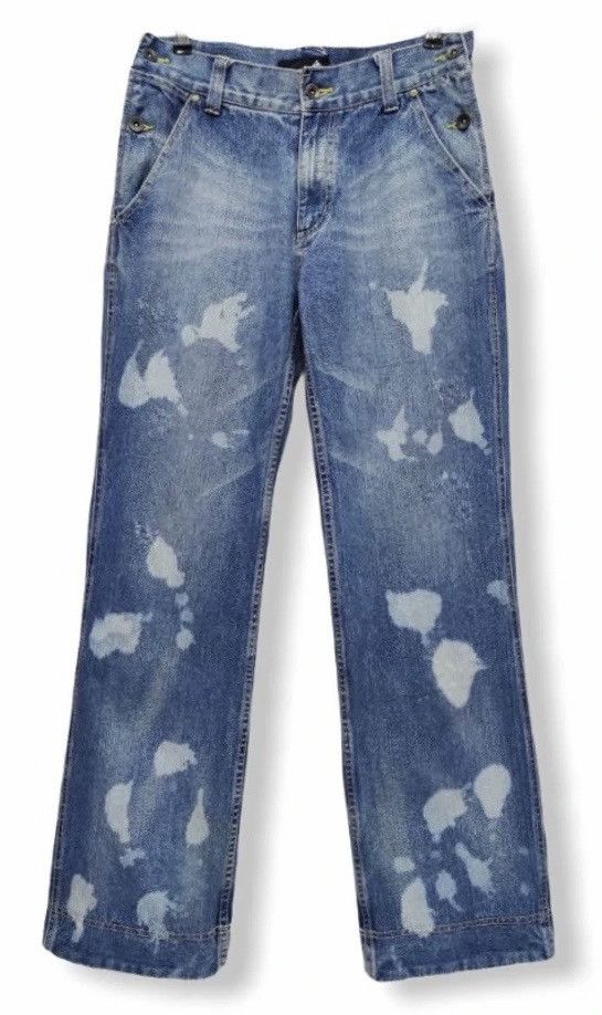 Bleach × Japanese Brand × Vintage 🔥VERY RARE! JUNGLE STORM Vintage Bleach Wash Denim Pants Size US 30 / EU 46 - 3 Thumbnail