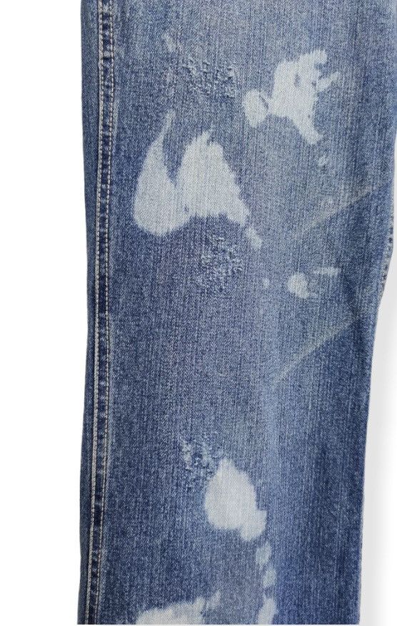 Bleach × Japanese Brand × Vintage 🔥VERY RARE! JUNGLE STORM Vintage Bleach Wash Denim Pants Size US 30 / EU 46 - 8 Thumbnail