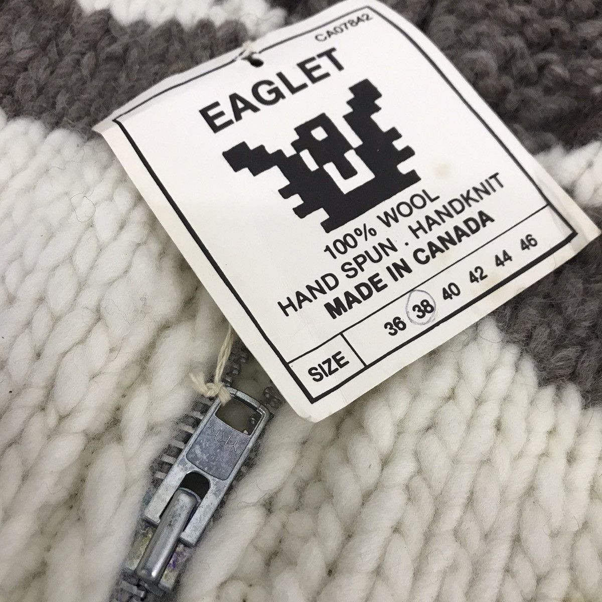 Aran Isles Knitwear Eaglet made in Canada Navajo mohair knitwear Jackets Size US S / EU 44-46 / 1 - 5 Thumbnail