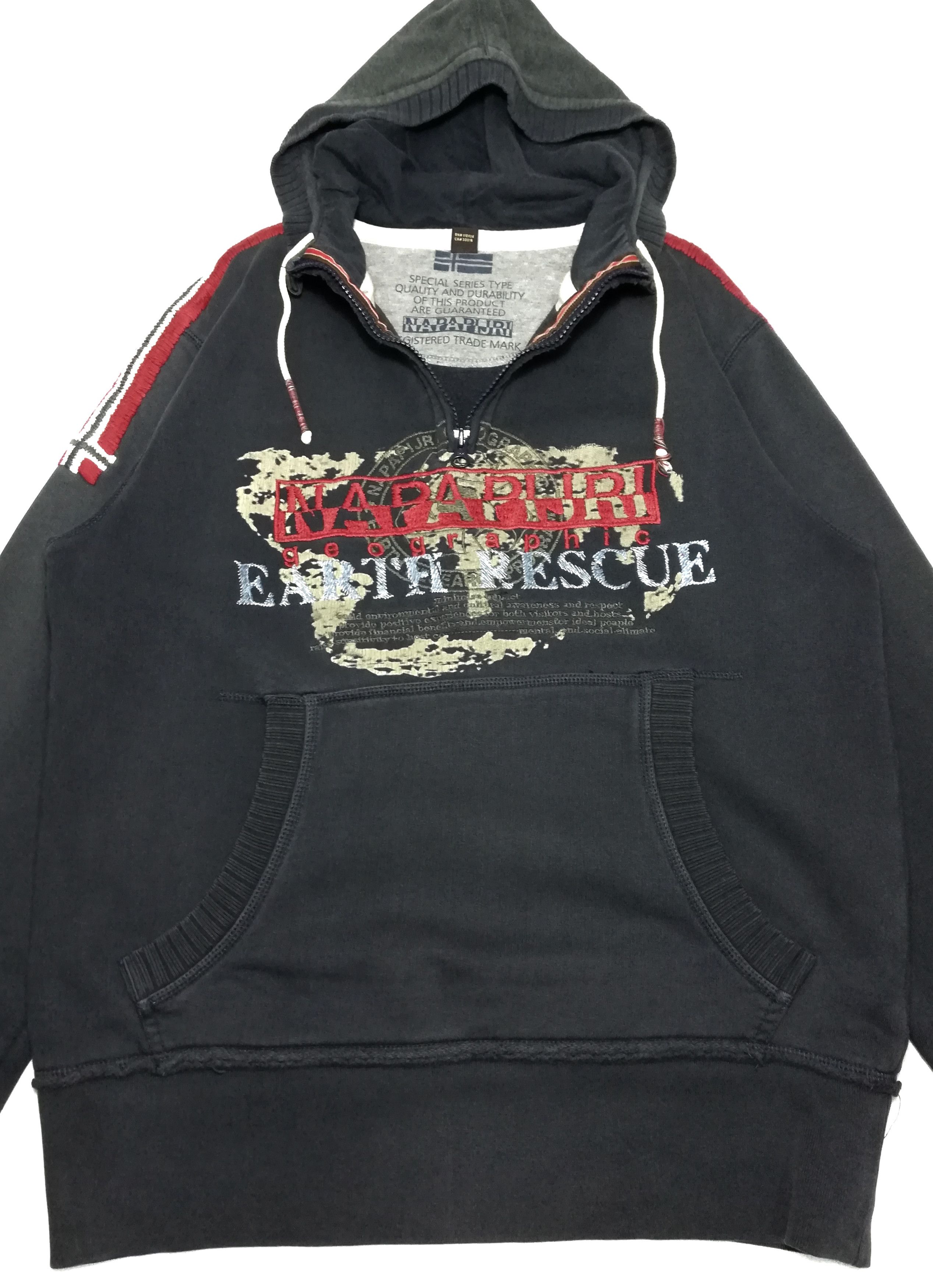 Napapijri 🔥Napapijri Geographic Earth Rescue Big Logo Hoodie🔥 Size US M / EU 48-50 / 2 - 2 Thumbnail