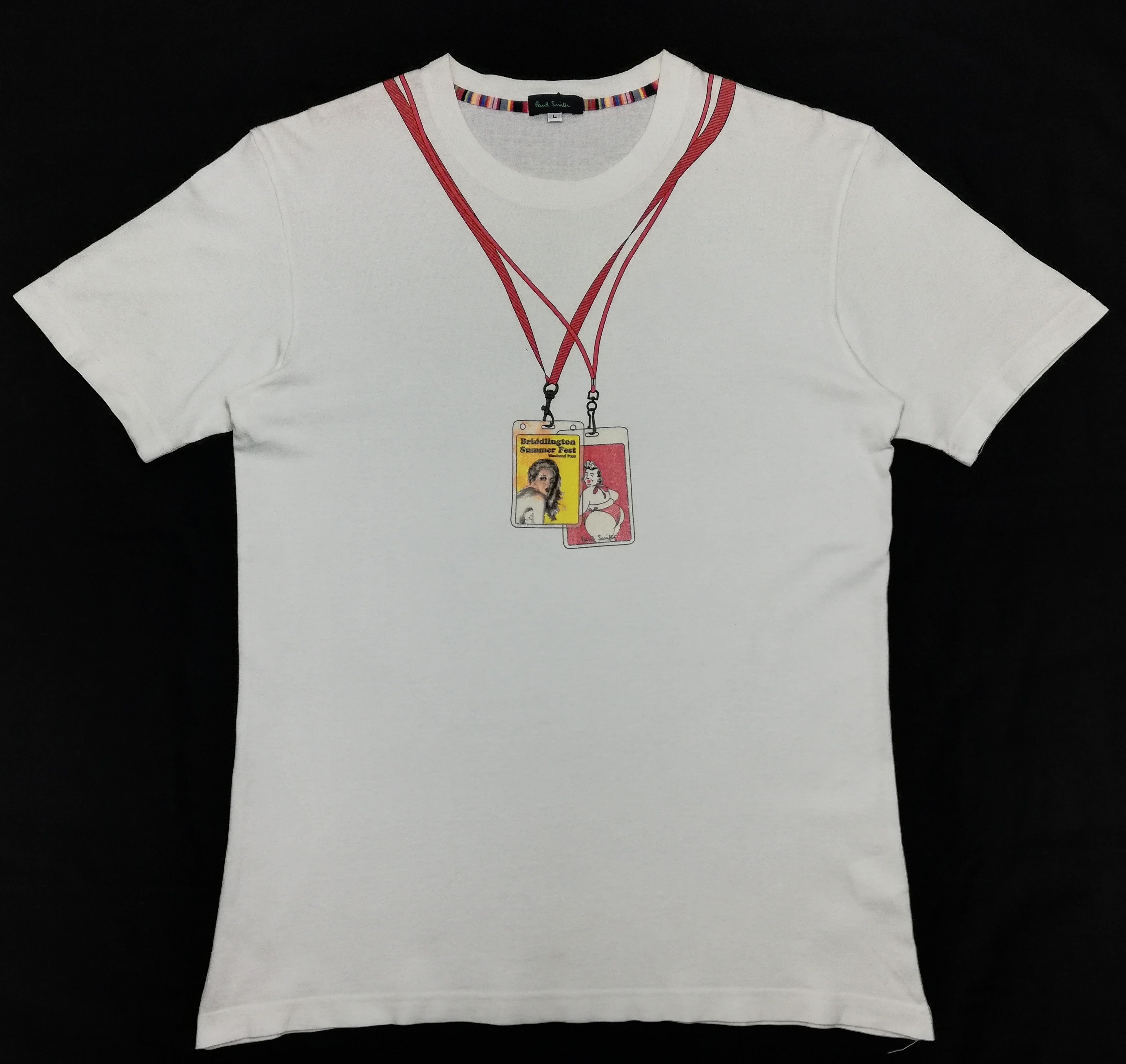 Paul Smith 🔥Paul Smith Hanging Nametape Briddlington Summer Fest🔥 Size US L / EU 52-54 / 3 - 1 Thumbnail