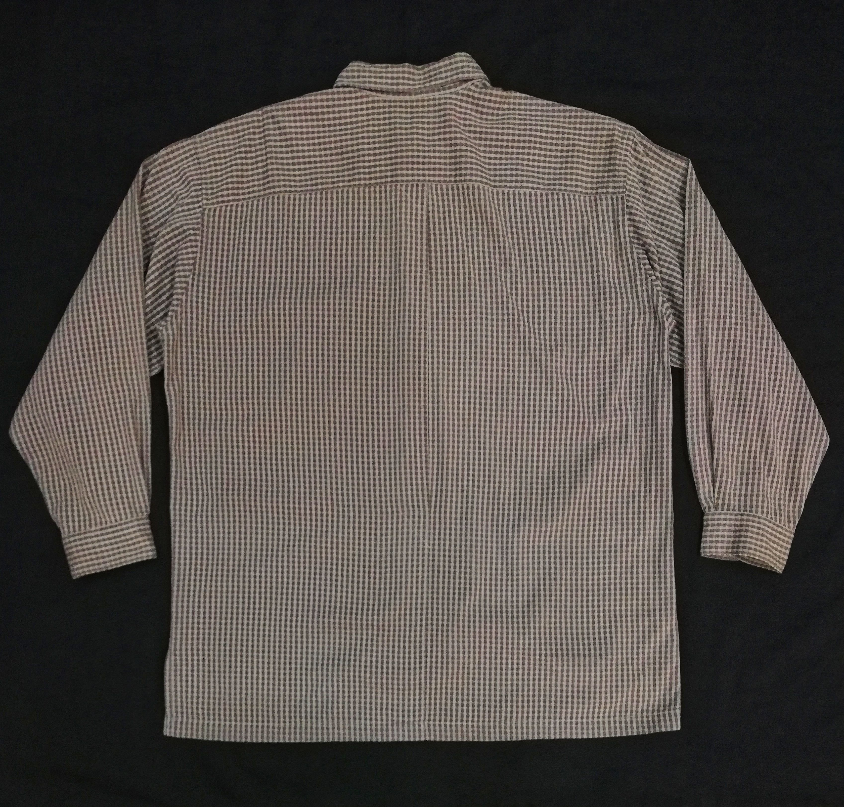 Issey Miyake 🔥Miyake Design Studio Long Sleeve Checkered Button Shirt🔥 Size US L / EU 52-54 / 3 - 8 Thumbnail