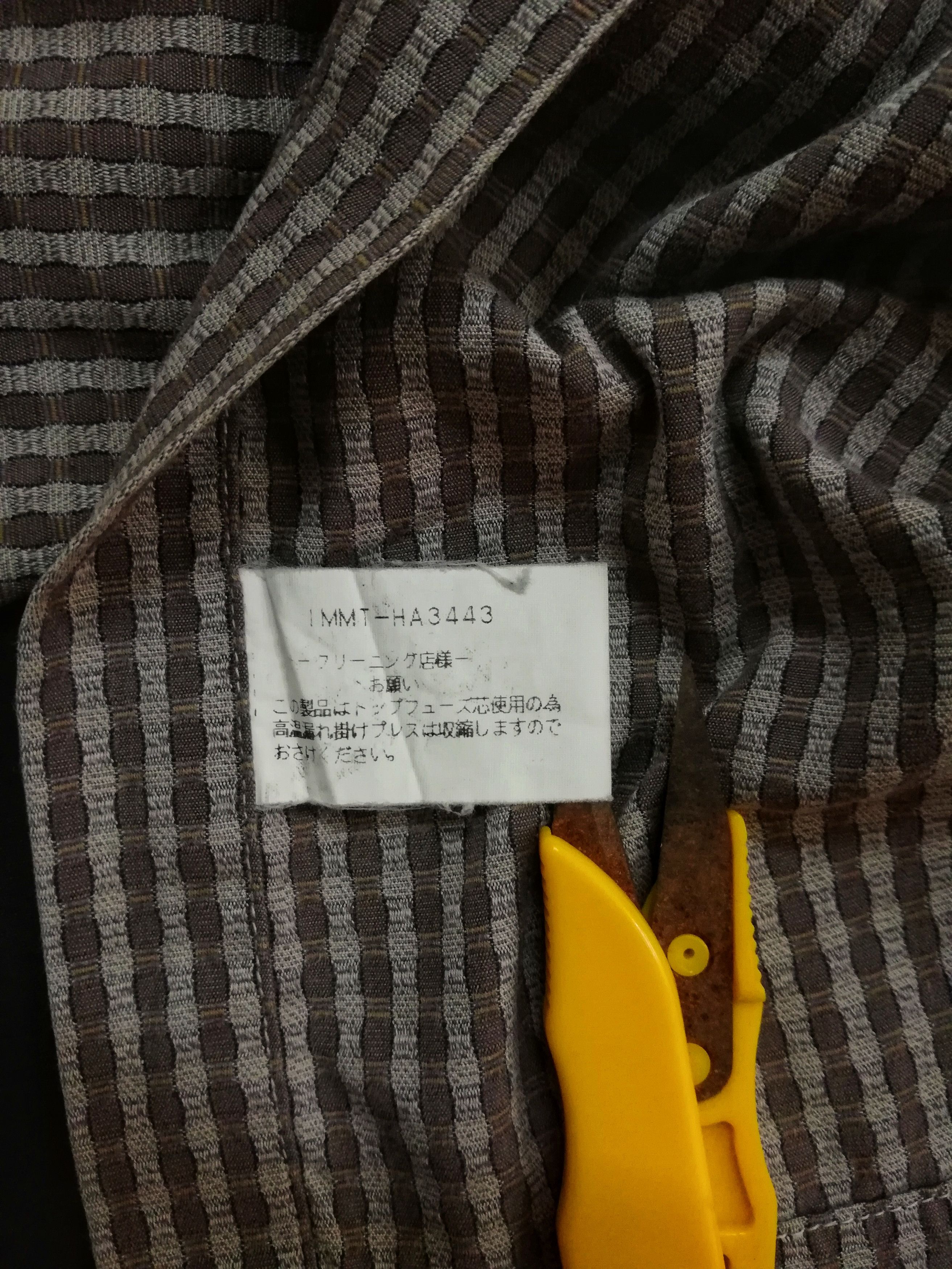 Issey Miyake 🔥Miyake Design Studio Long Sleeve Checkered Button Shirt🔥 Size US L / EU 52-54 / 3 - 6 Thumbnail