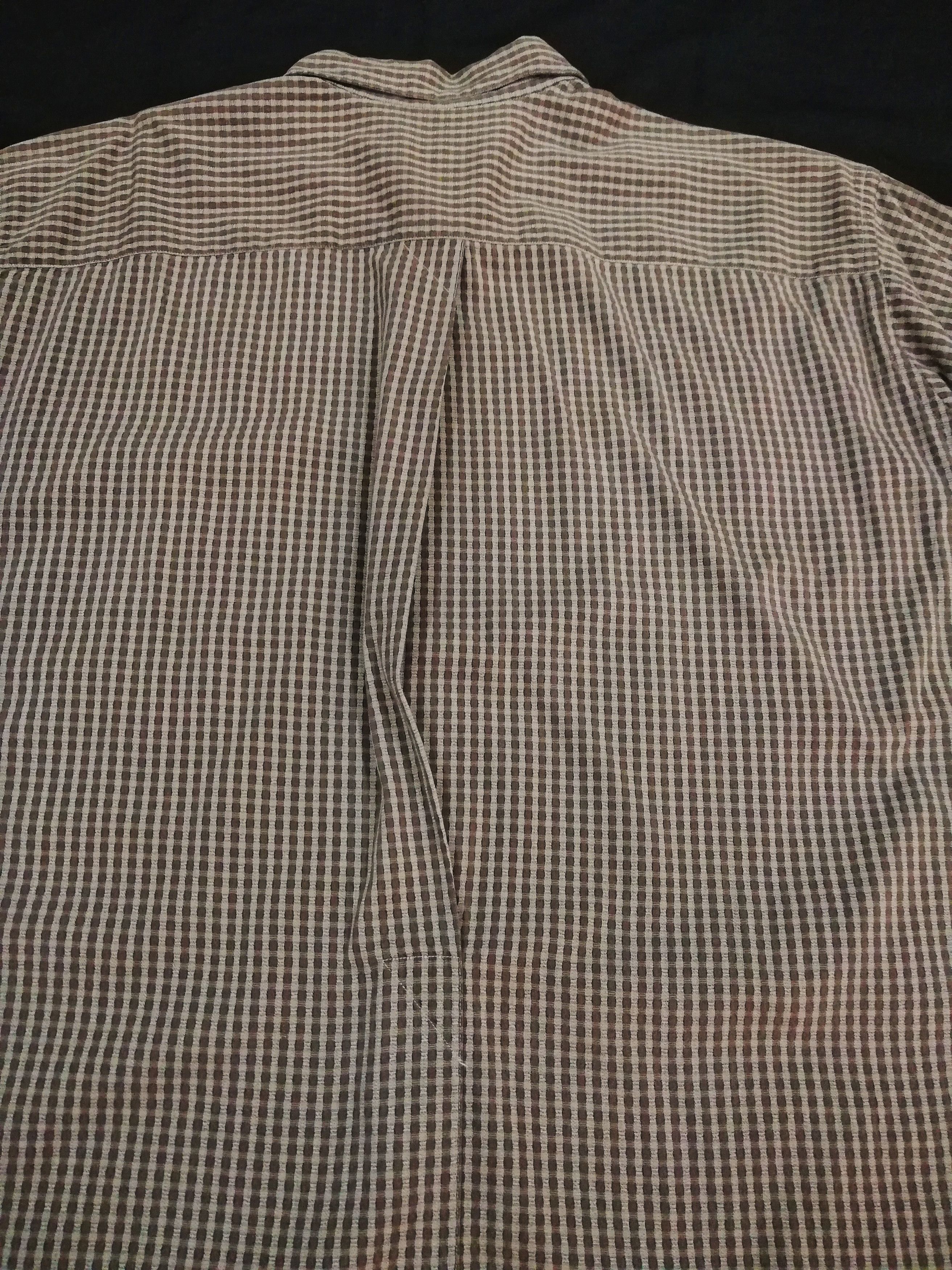 Issey Miyake 🔥Miyake Design Studio Long Sleeve Checkered Button Shirt🔥 Size US L / EU 52-54 / 3 - 9 Thumbnail