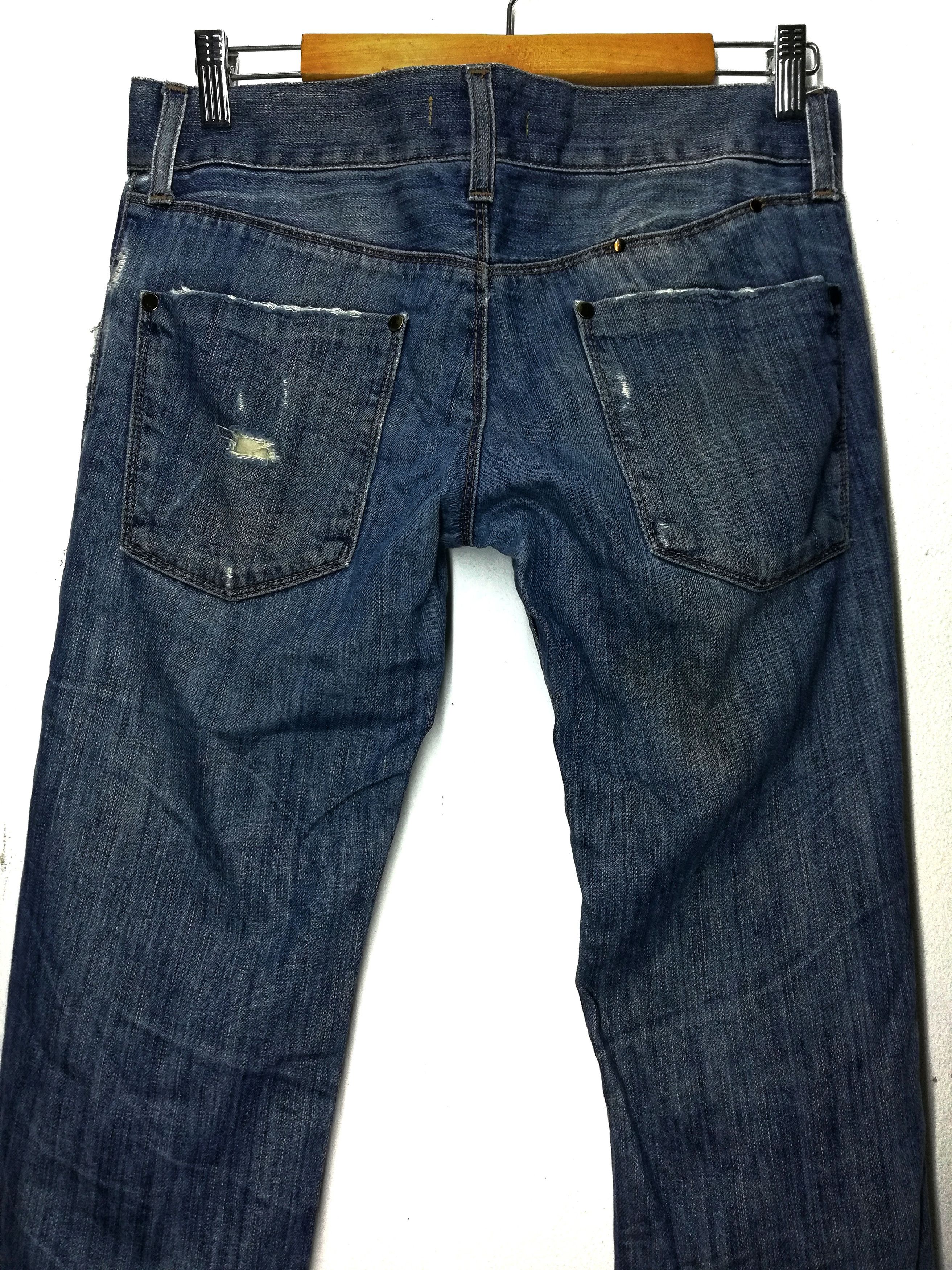 Dolce & Gabbana 🔥Dolce & Gabbana Distressed Denim Straight Cut Pants🔥 Size US 31 - 14 Thumbnail