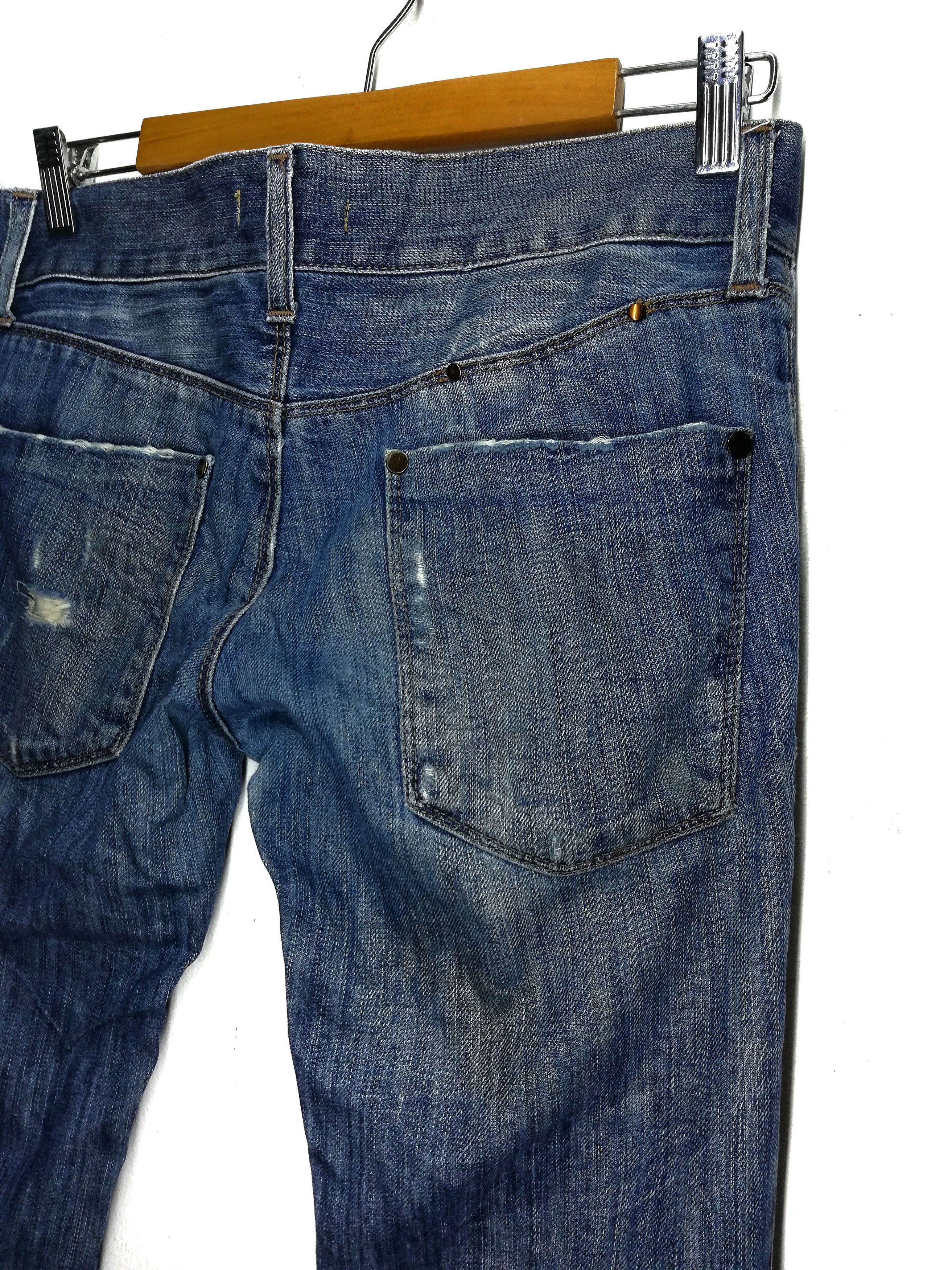 Dolce & Gabbana 🔥Dolce & Gabbana Distressed Denim Straight Cut Pants🔥 Size US 31 - 15 Thumbnail