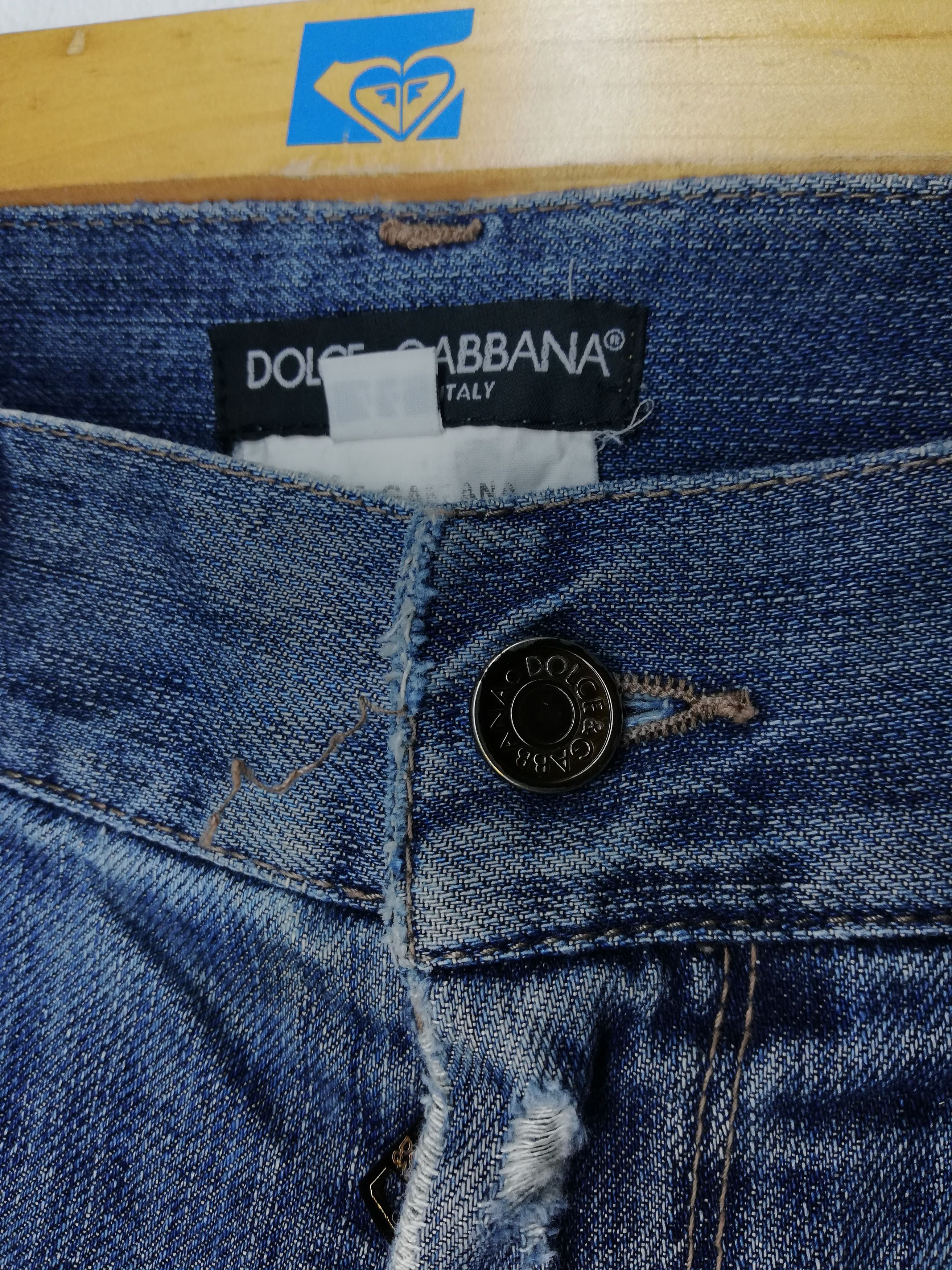 Dolce & Gabbana 🔥Dolce & Gabbana Distressed Denim Straight Cut Pants🔥 Size US 31 - 6 Thumbnail