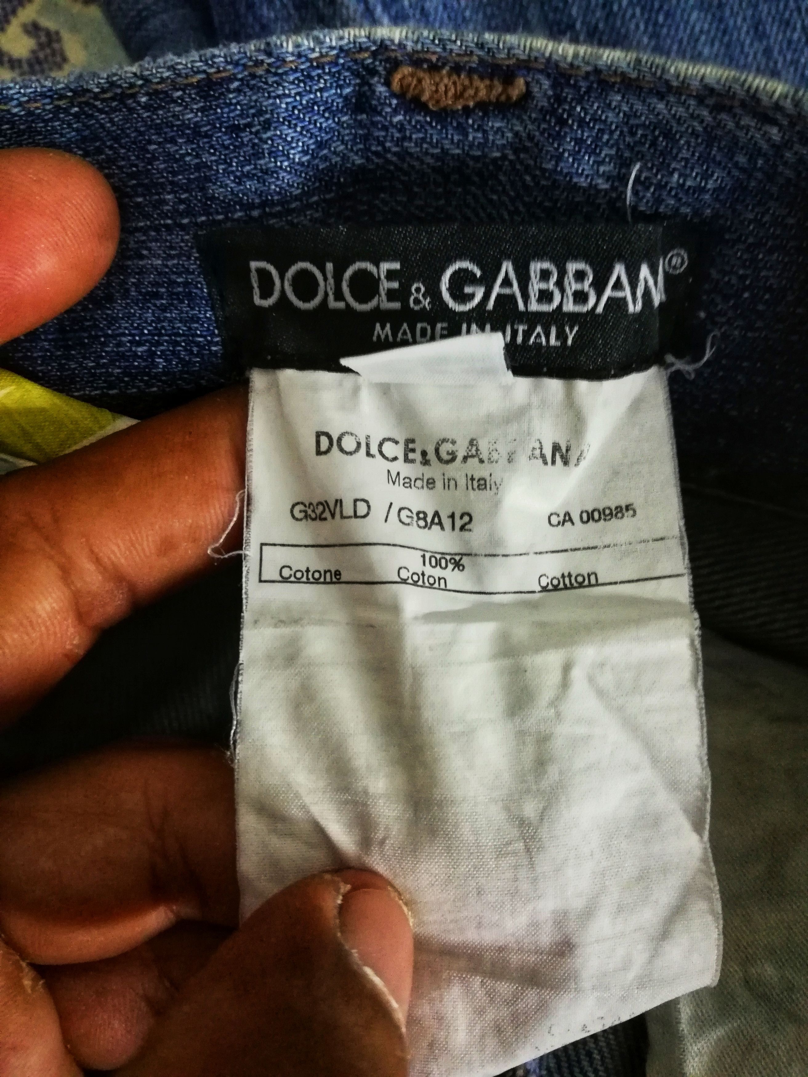 Dolce & Gabbana 🔥Dolce & Gabbana Distressed Denim Straight Cut Pants🔥 Size US 31 - 11 Thumbnail