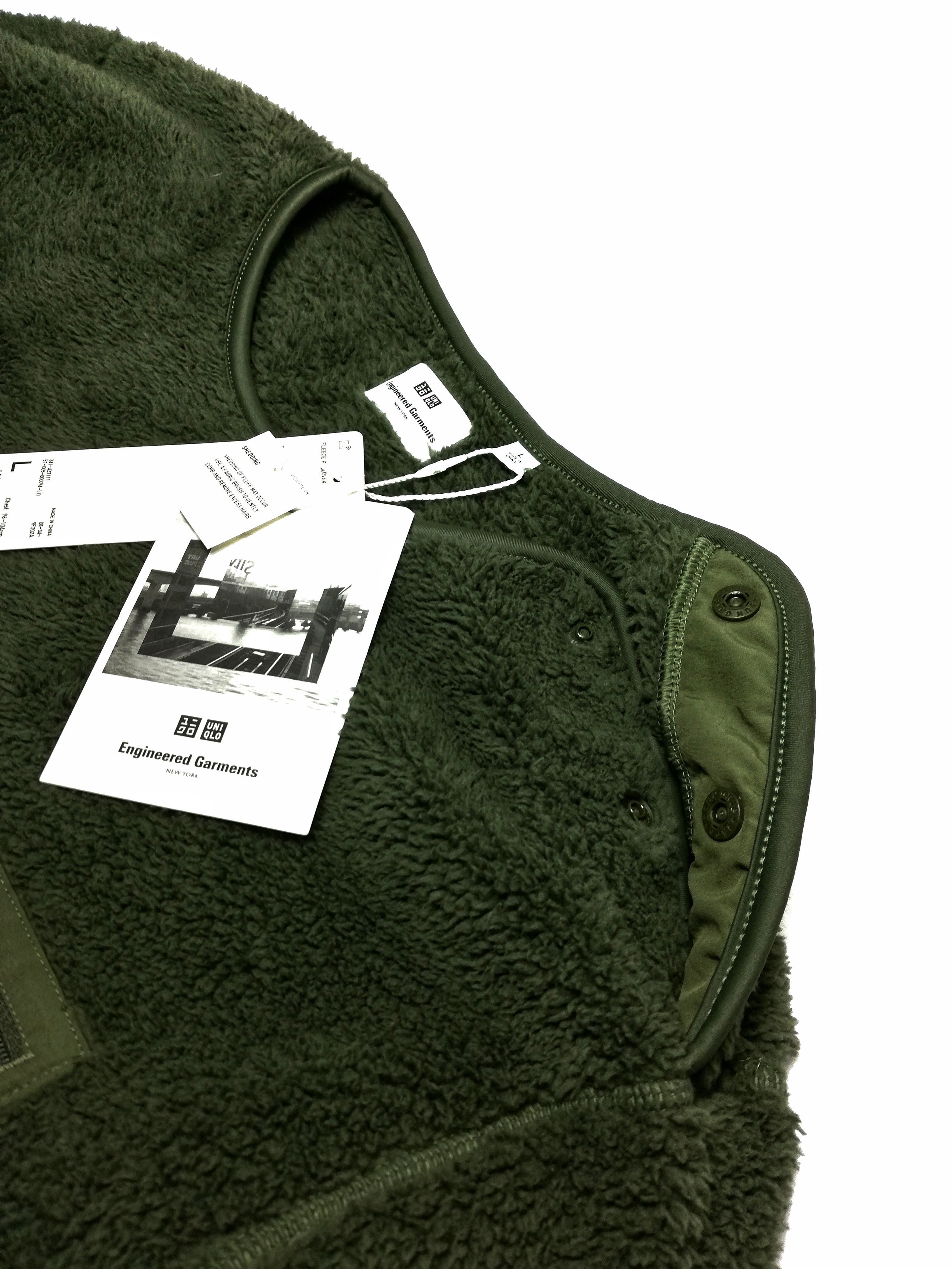 Engineered Garments × Uniqlo 🔥Men Engineered Garments Fleece Pullover Jacket🔥 Size US L / EU 52-54 / 3 - 5 Thumbnail