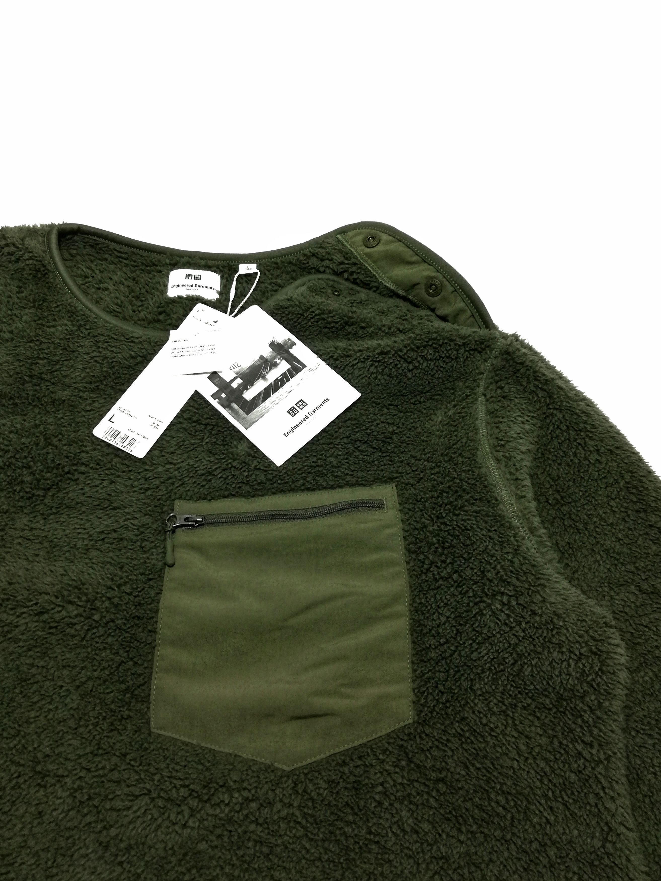 Engineered Garments × Uniqlo 🔥Men Engineered Garments Fleece Pullover Jacket🔥 Size US L / EU 52-54 / 3 - 4 Thumbnail