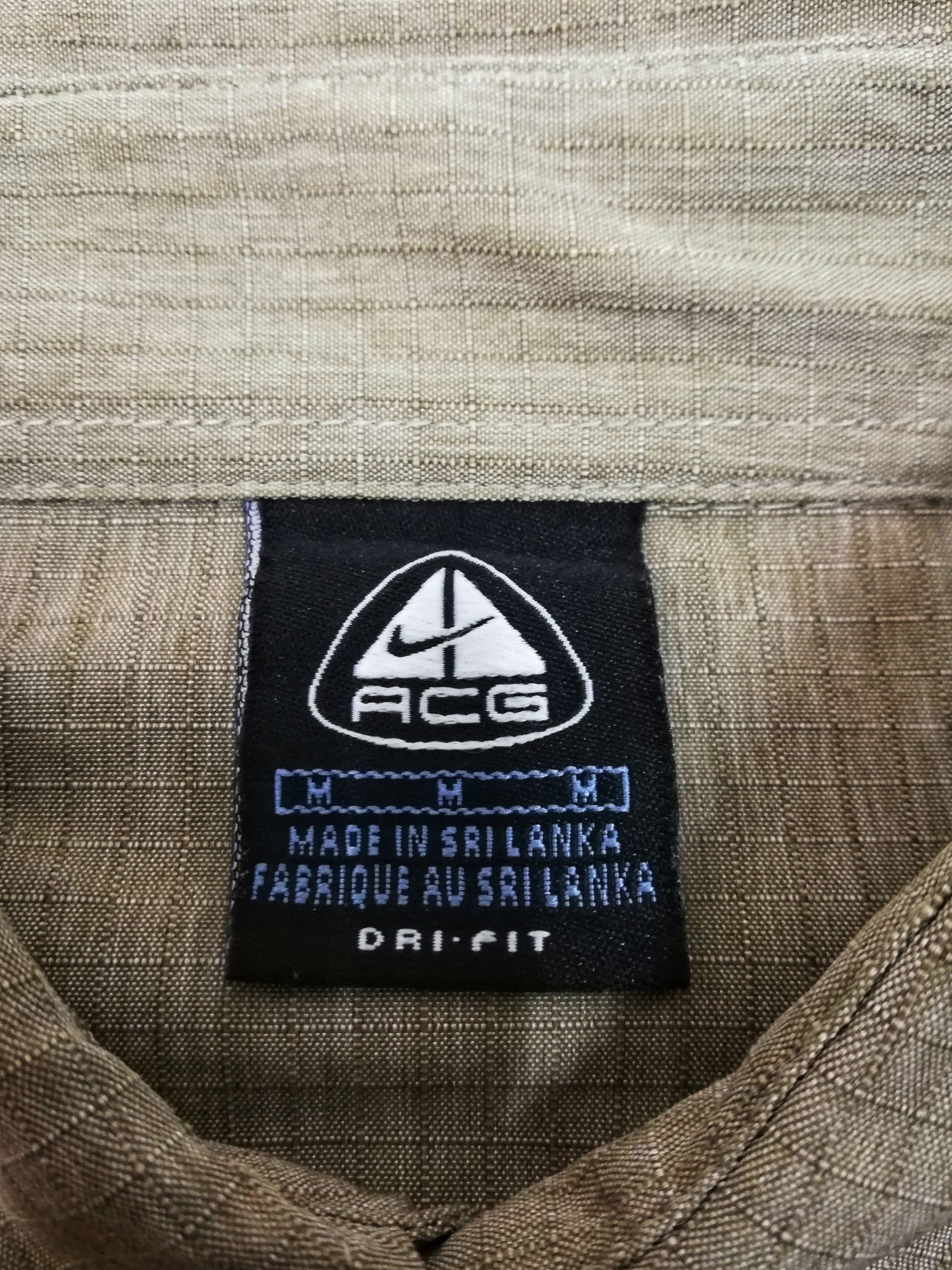 Nike × Nike ACG 🔥Vintage Mens NIKE ACG Shirt Plaid Check Short Sleeve🔥 Size US M / EU 48-50 / 2 - 5 Thumbnail