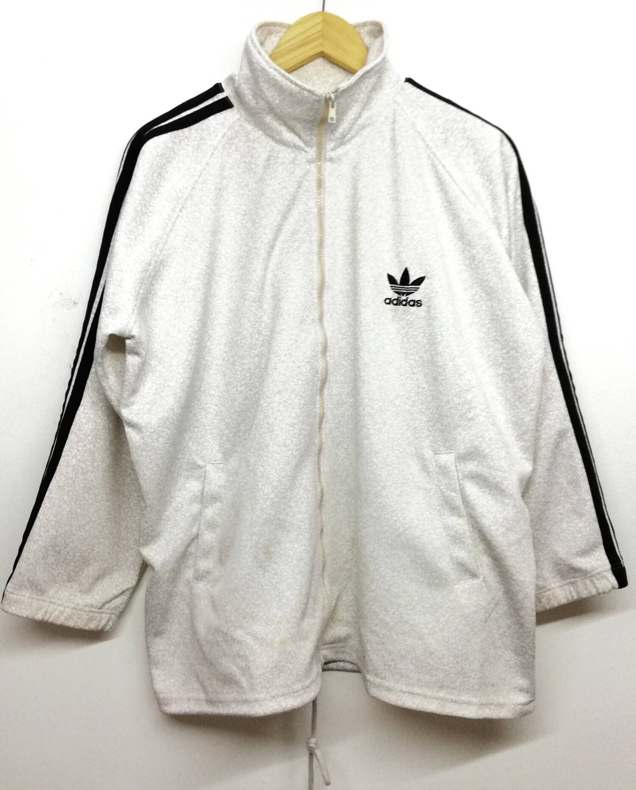 Adidas × Vintage 🔥Vintage Mens ADIDAS Track Suit Zipper Jacket Polyester🔥 Size US M / EU 48-50 / 2 - 2 Thumbnail