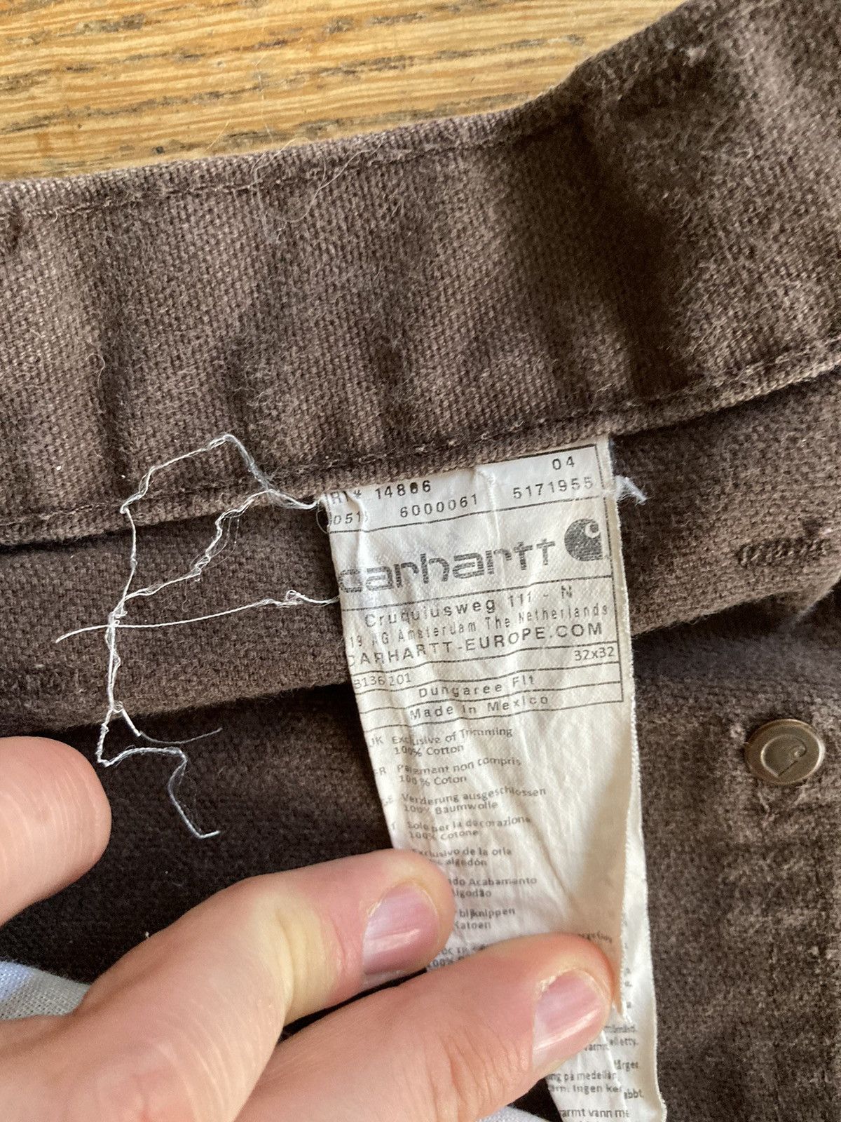 Carhartt Dark Brown Carhartt Double Front Duck Work Pants Size US 32 / EU 48 - 5 Thumbnail