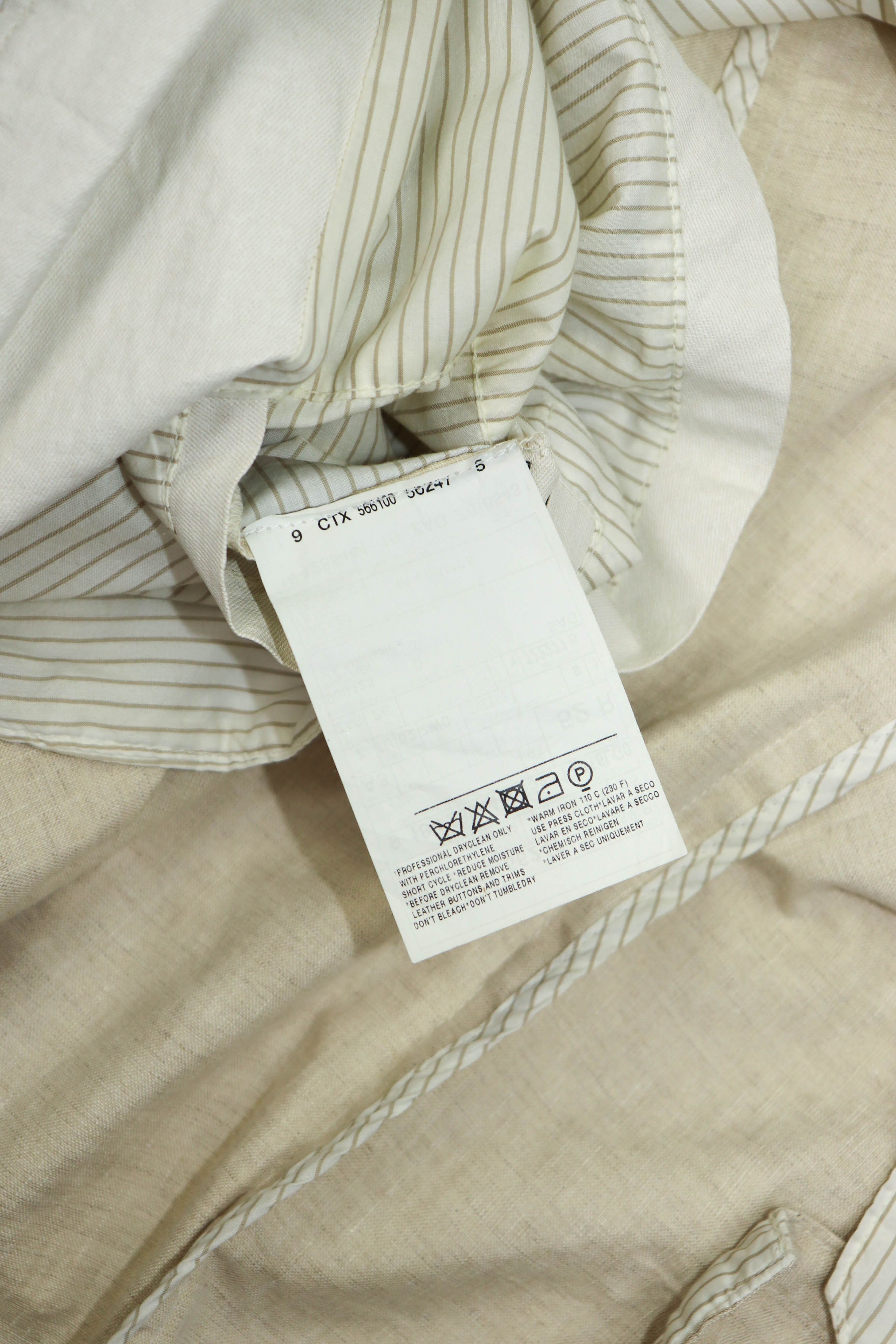 Ermenegildo Zegna Z Zegna Lavato in Capo Coated Linen Sport Coat