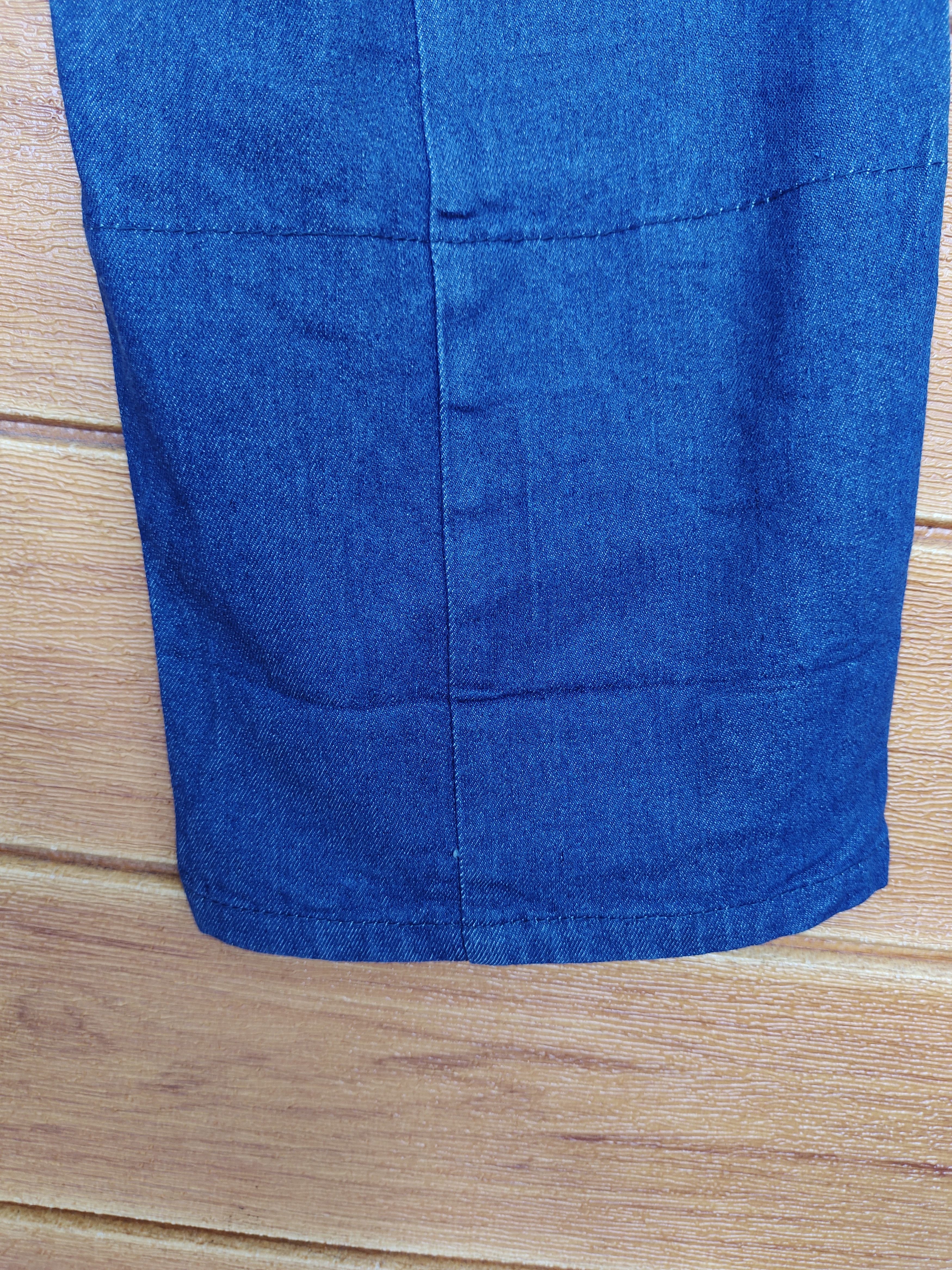 If Six Was Nine UP! SMILE Double Waist Denim Pants Y2K streetwear Size US 30 / EU 46 - 14 Thumbnail