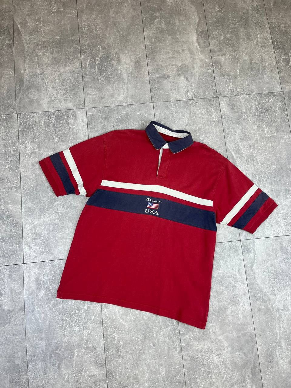 Champion Men’s vintage Champion Usa polo Size US M / EU 48-50 / 2 - 1 Thumbnail