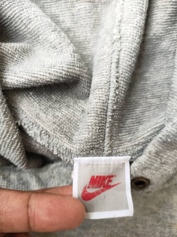 Nike 90s Vintage Grey Tag Nike Hoodie Size US XL / EU 56 / 4 - 3 Thumbnail