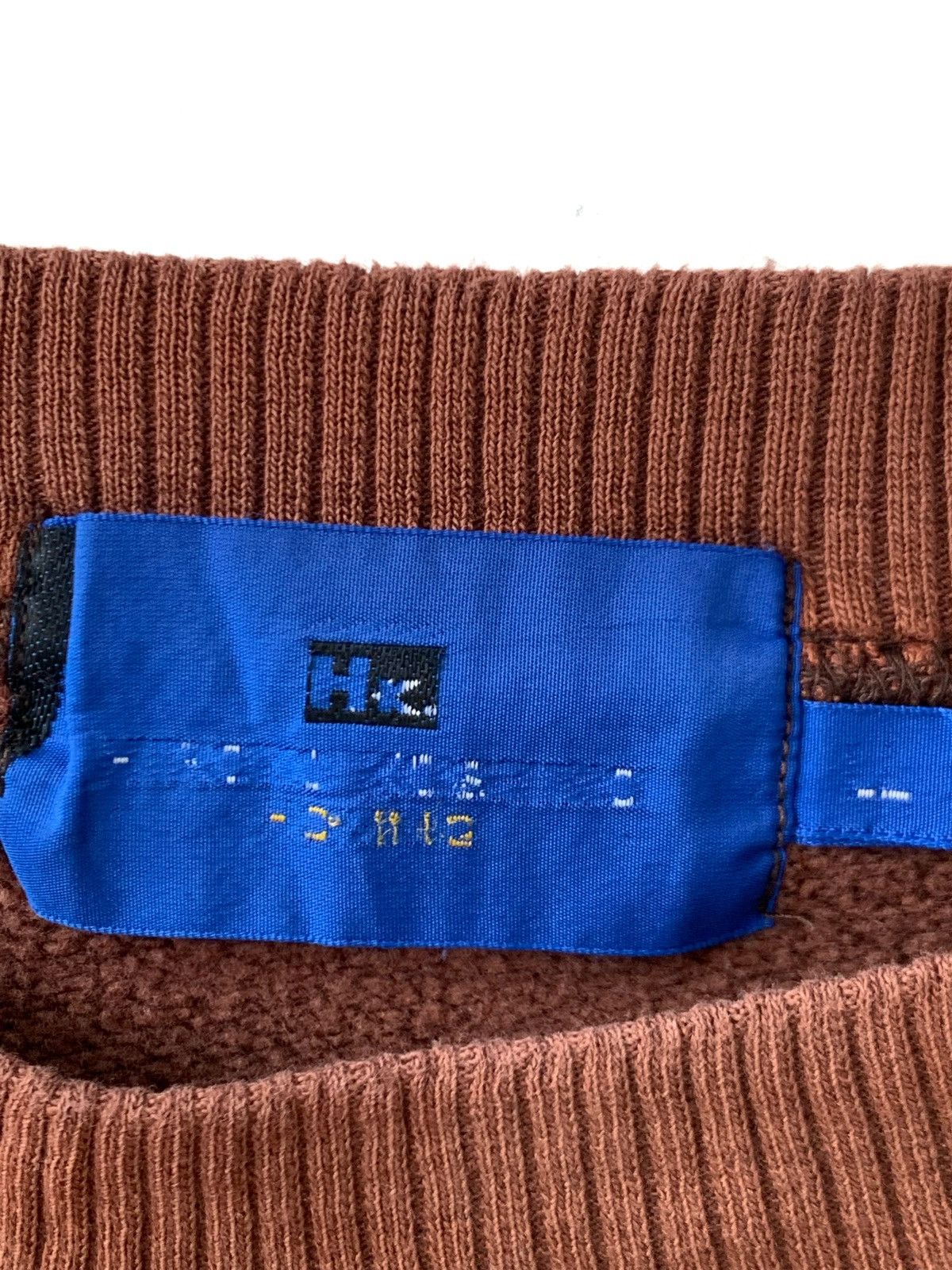 Hiroko Koshino Homme Vintage Hiroko Koshino Embroidered Logo Brown Crewneck Size US M / EU 48-50 / 2 - 3 Thumbnail