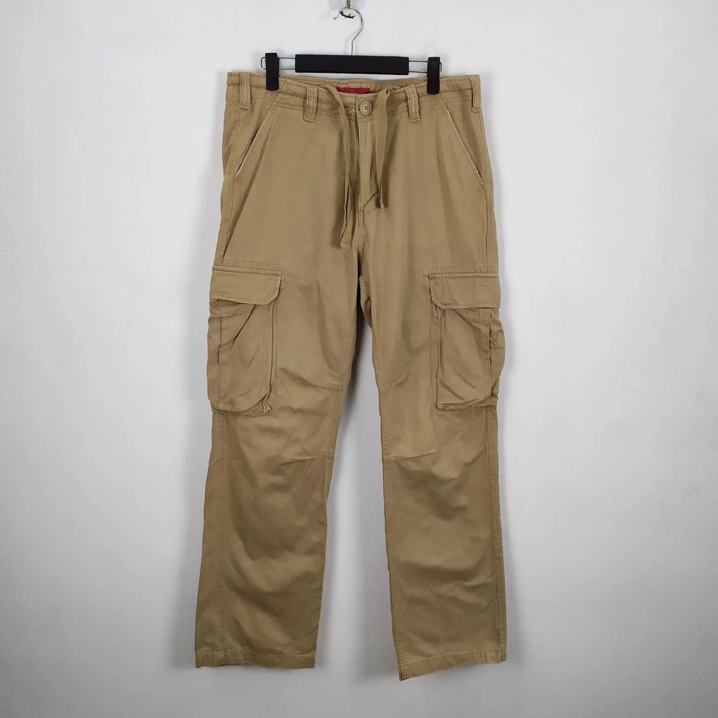 image of Ant Label x Anti Label Cargo Pants Multipocket Tactical Pants in Beige, Men's (Size 32)