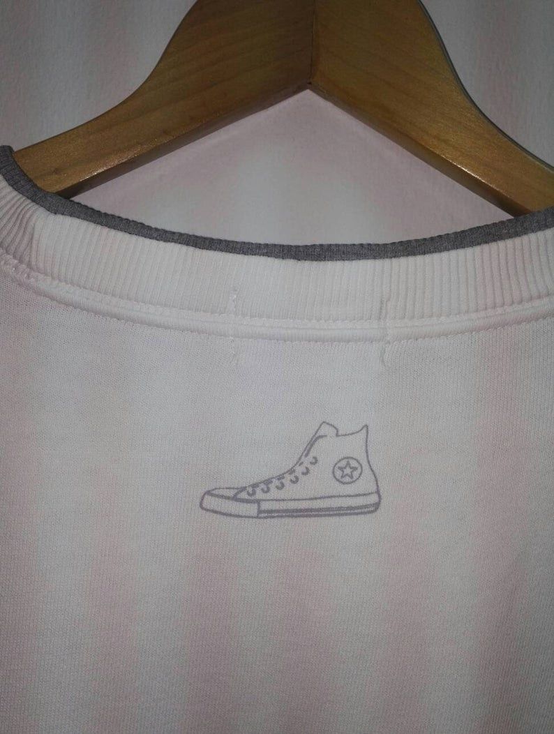Converse Vintage🔥 Converse Sweatshirt Big Saiz (code 18) Size US XXL / EU 58 / 5 - 5 Thumbnail