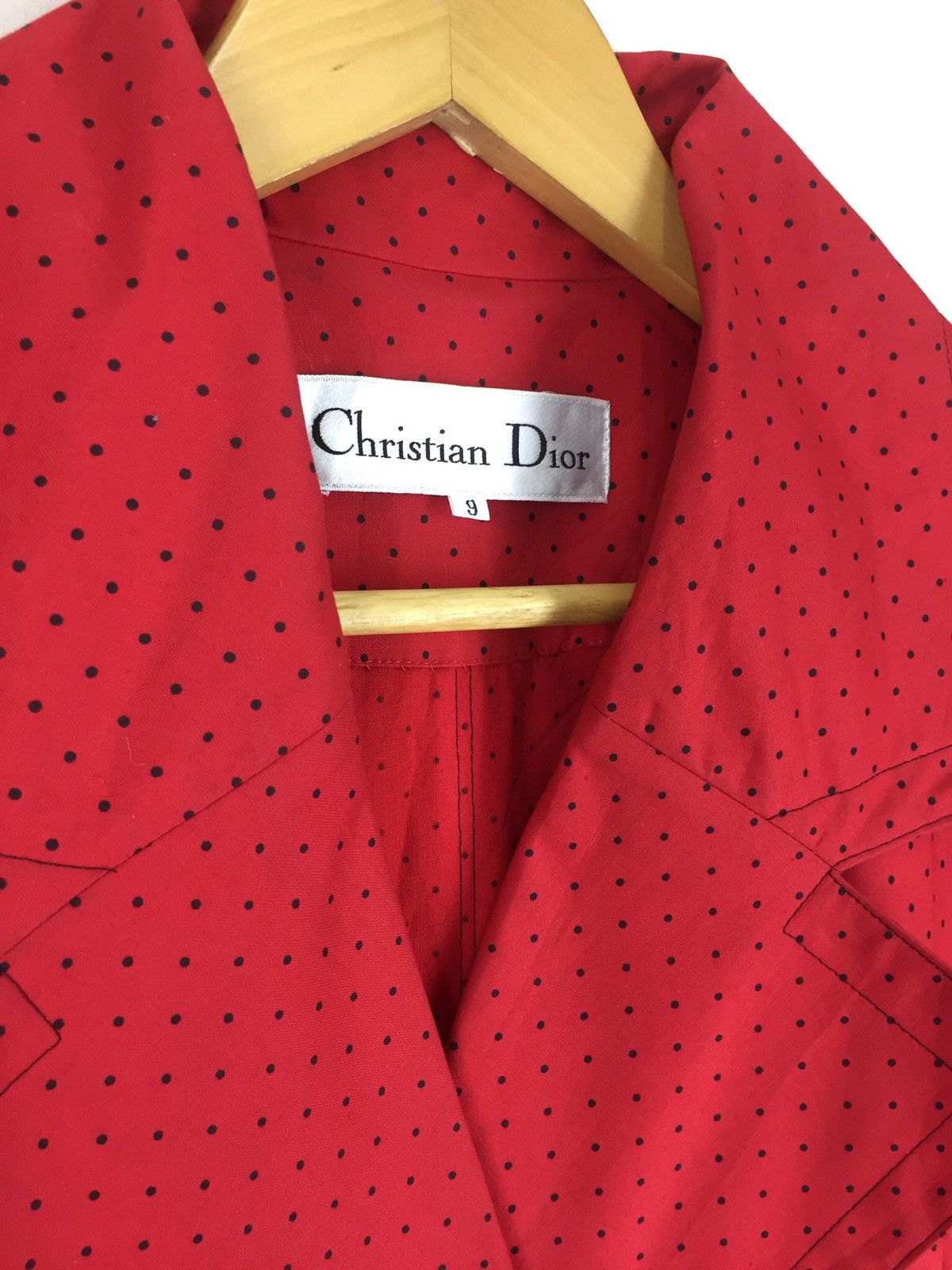 Christian Dior Monsieur DOUBLE BREASTED POLKADOT OVERCOAT Size US L / EU 52-54 / 3 - 5 Thumbnail