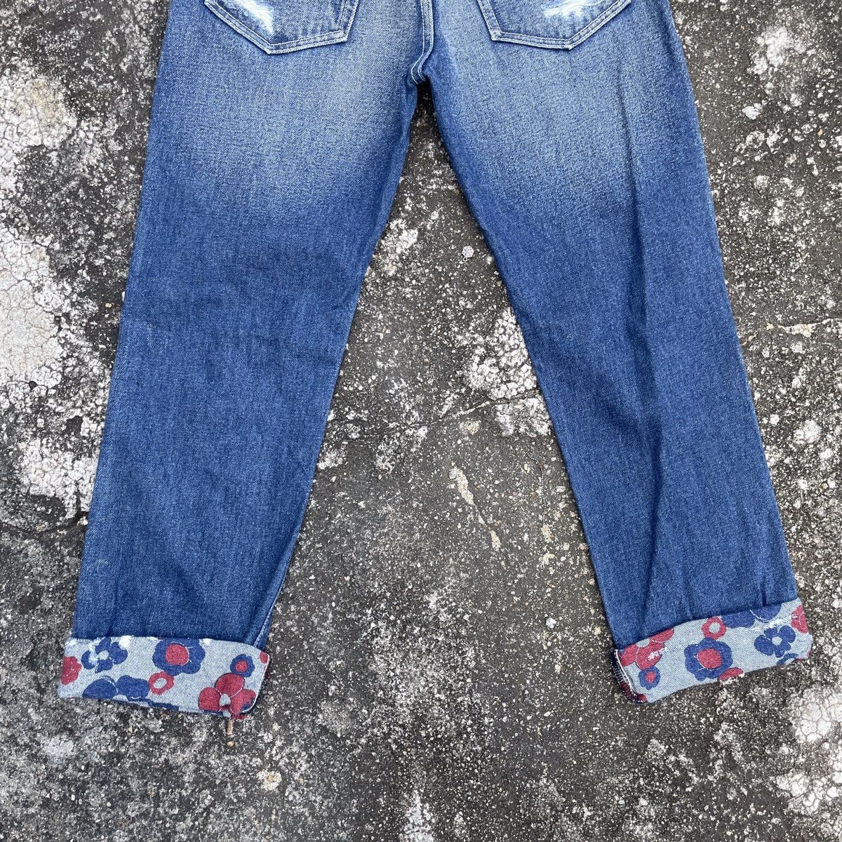 Other Vintage Rodeo Crowns Distressed Denim Jeans Size US 29 - 11 Thumbnail
