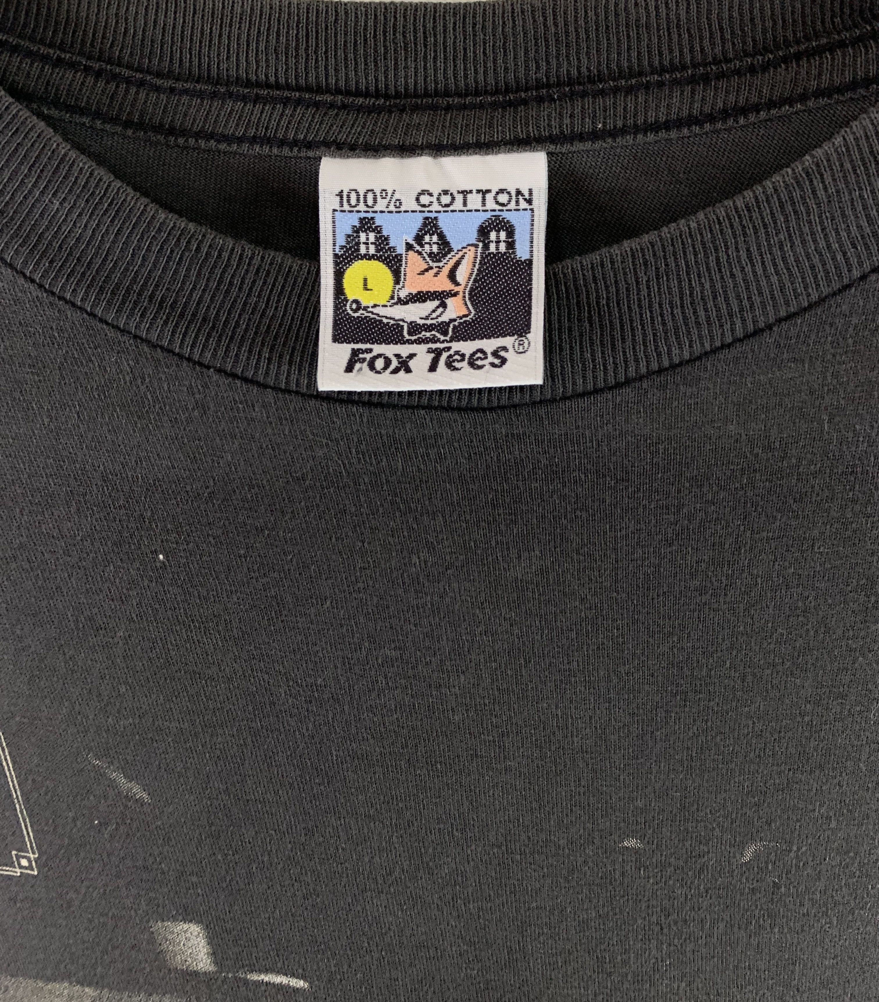 Vintage 90s Stan and ollie smoking weed tshirt
