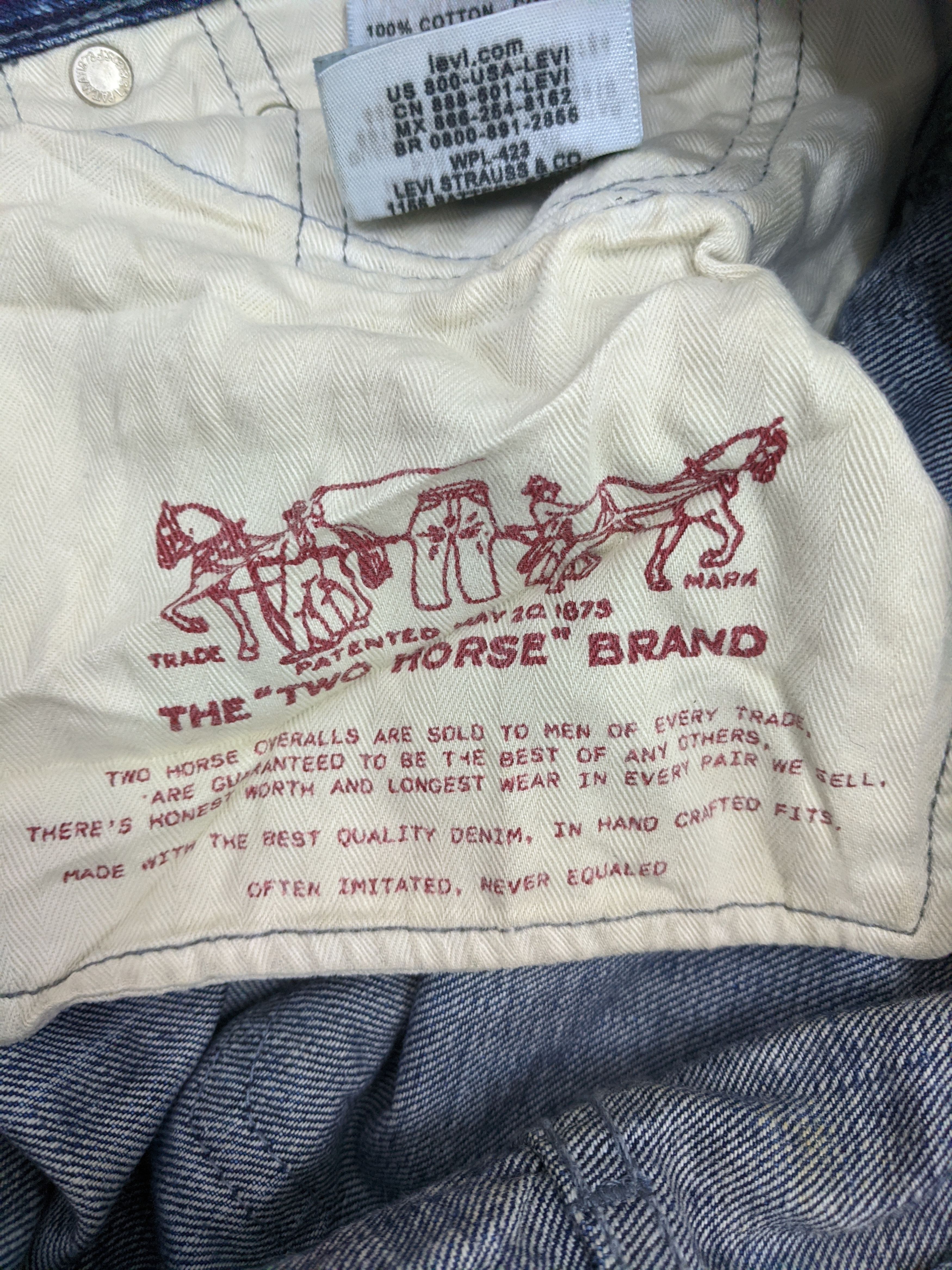 Levi's Vintage Levis Jeans DP0843 Size US 33 - 7 Thumbnail