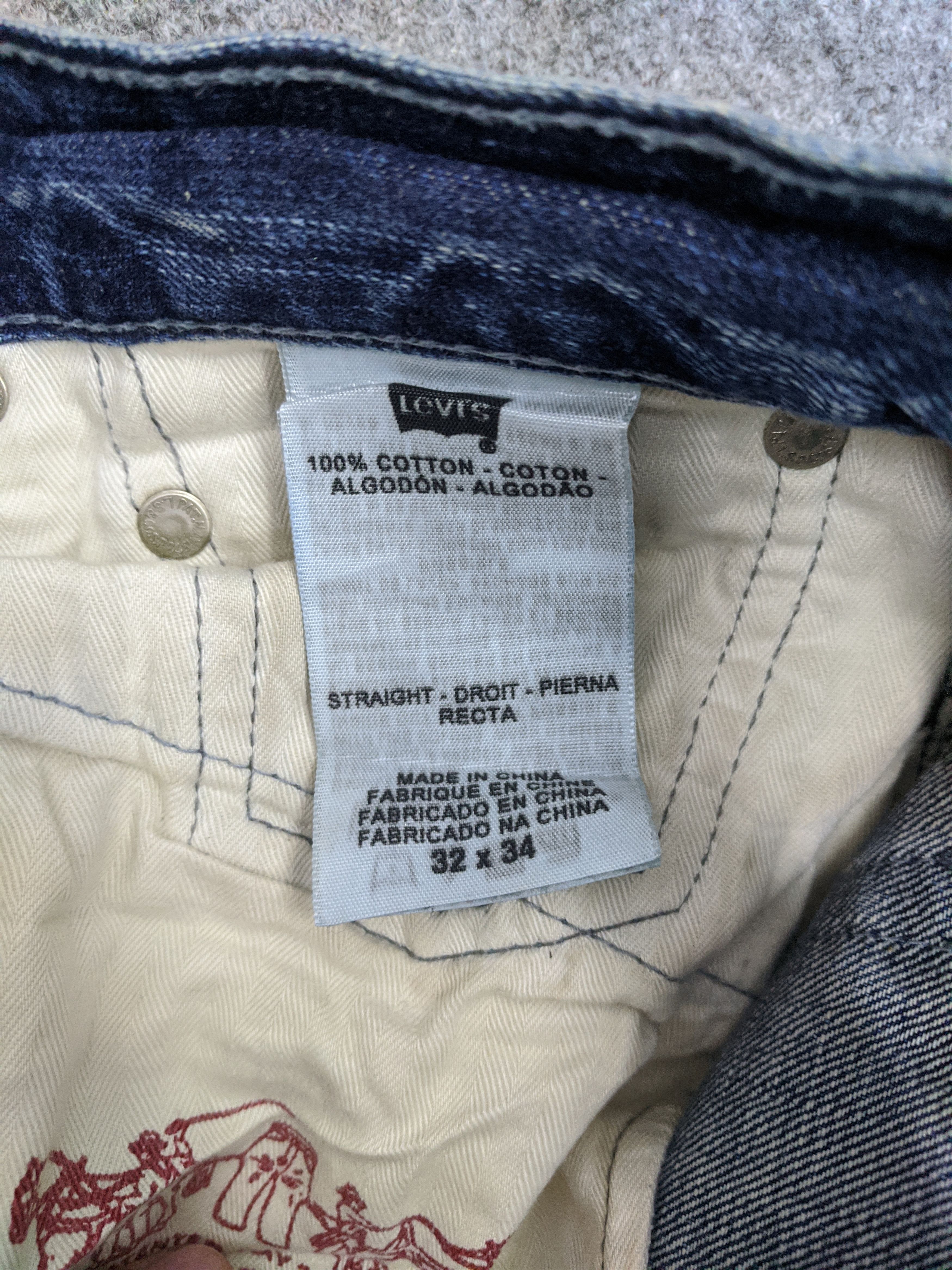 Levi's Vintage Levis Jeans DP0843 Size US 33 - 6 Thumbnail
