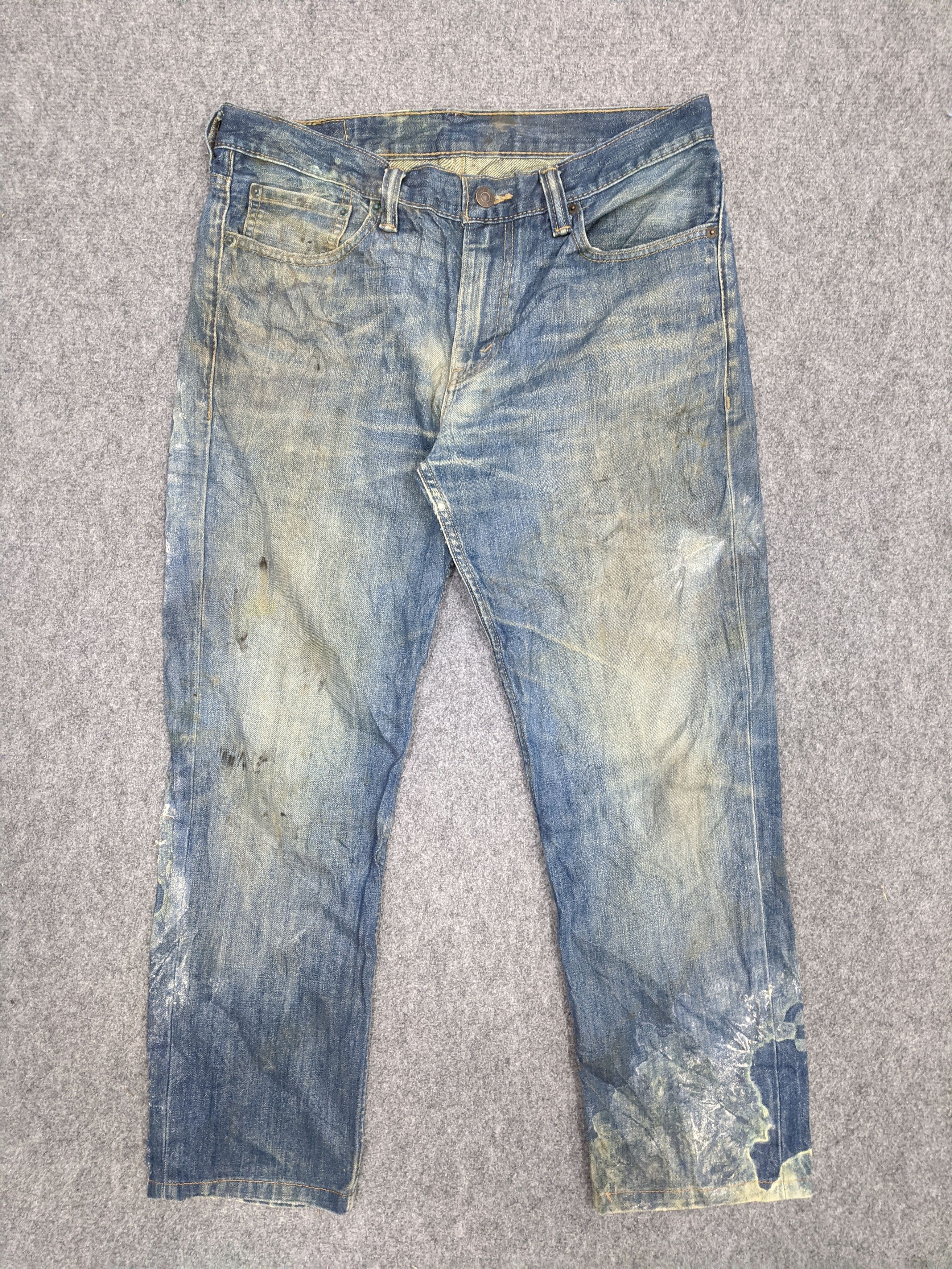Levi's Vintage Levis 511 Skinny Distressed Jeans DP0750 Size US 33 - 1 Thumbnail